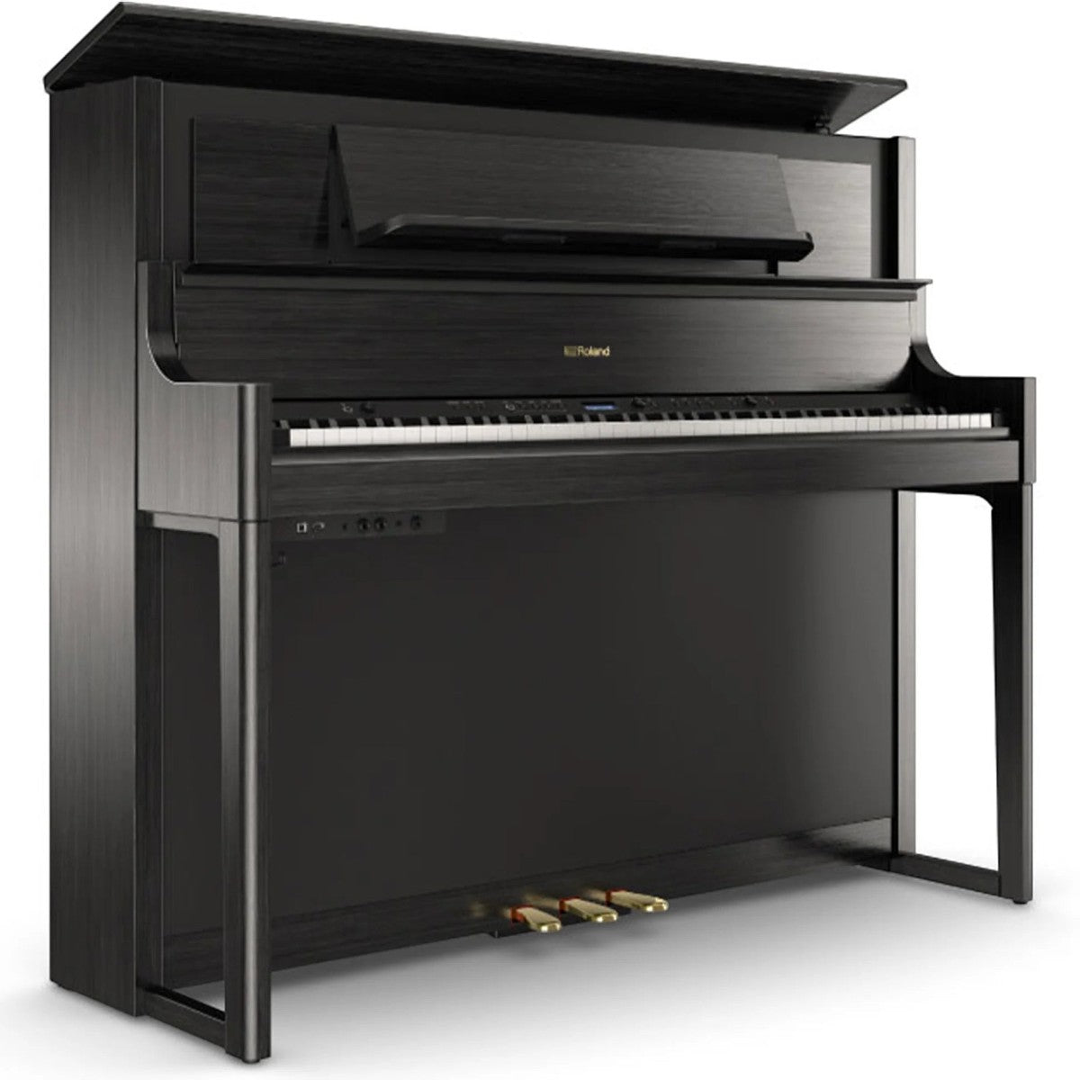 Đàn piano điện TÂN NHẠC CỤ Roland LX708 hàng lướt màu đen sang trọng với thiết kế tủ đứng cao cấp