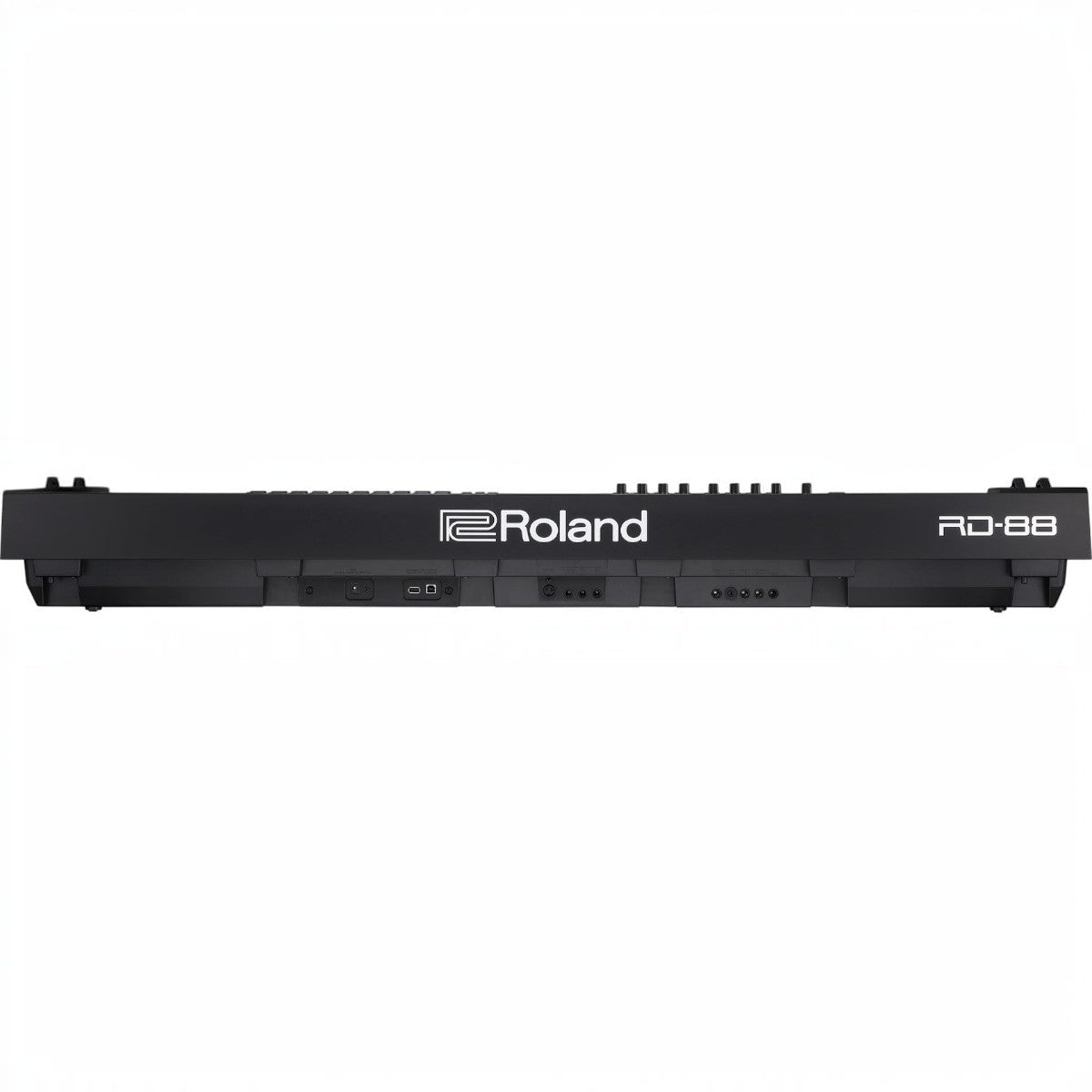 Mặt sau đàn piano điện TÂN NHẠC CỤ Roland RD-88 với các cổng kết nối chuyên dụng cho biểu diễn