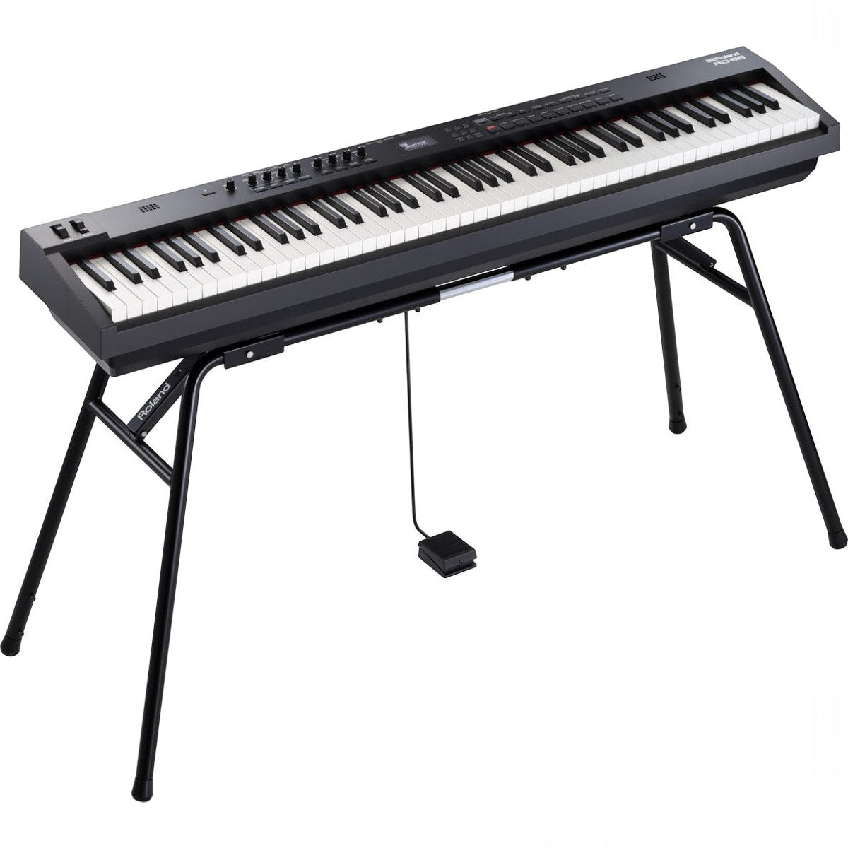 Đàn piano điện Roland RD-88 màu đen 88 phím tại TÂN NHẠC CỤ, thiết kế gọn nhẹ cho biểu diễn chuyên nghiệp.