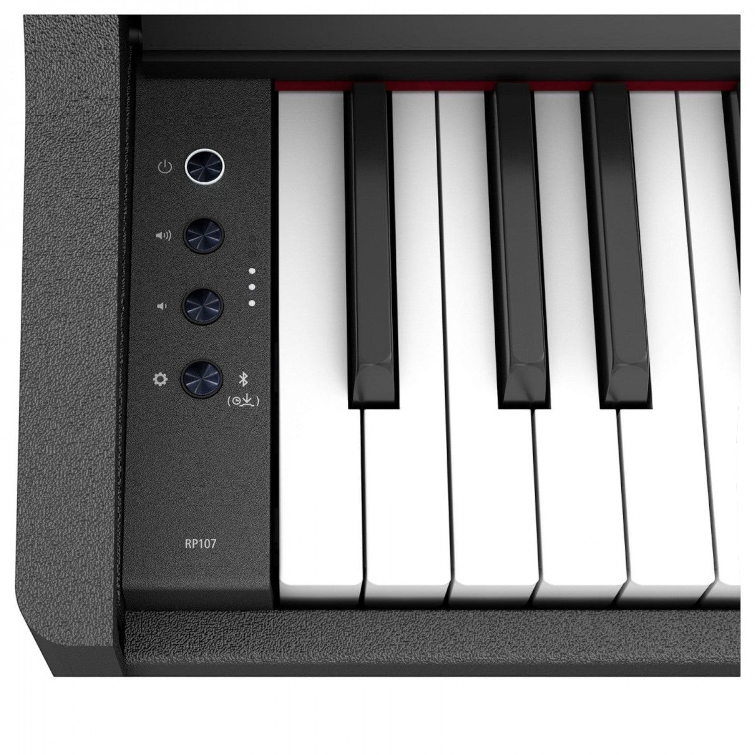 Bảng điều khiển và phím đàn piano điện Roland RP107 màu đen tại TÂN NHẠC CỤ