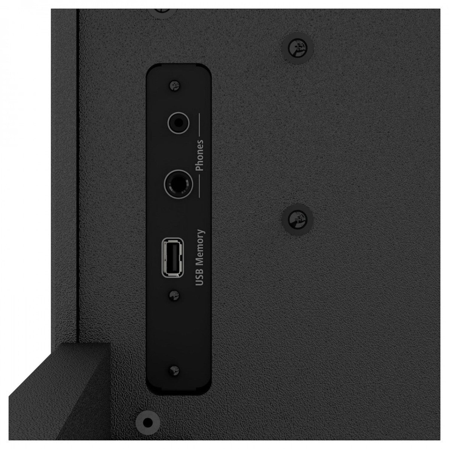 Bảng cổng kết nối tai nghe và USB trên đàn piano điện TÂN NHẠC CỤ Roland RP107
