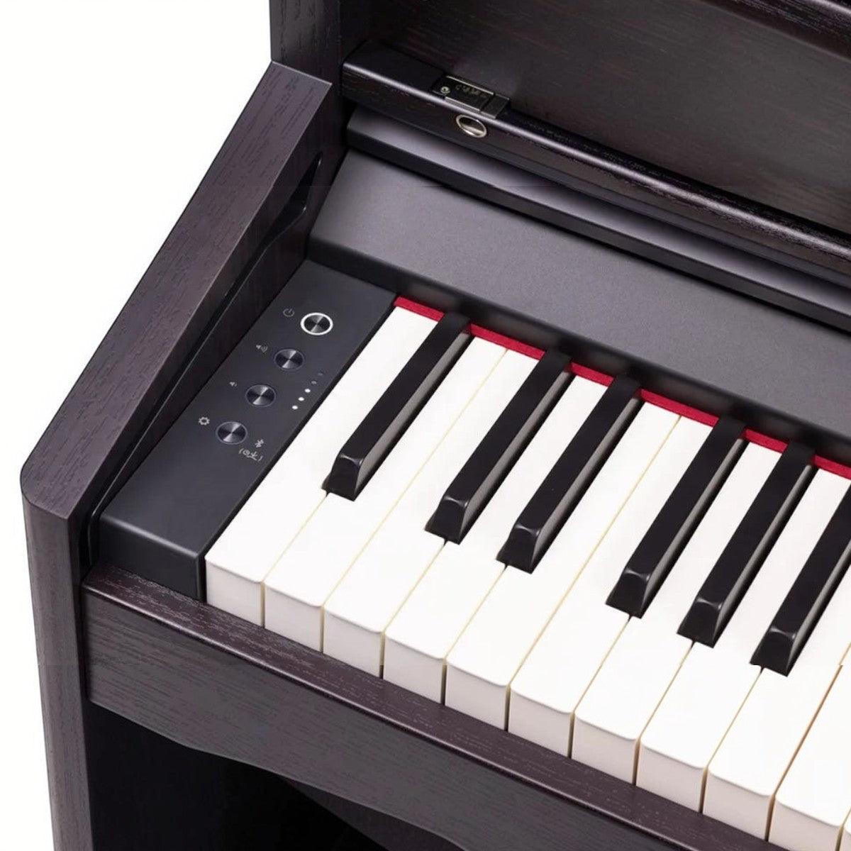 Bàn phím và bảng điều khiển đàn piano điện TÂN NHẠC CỤ Roland RP701 màu gỗ tối với thiết kế hiện đại
