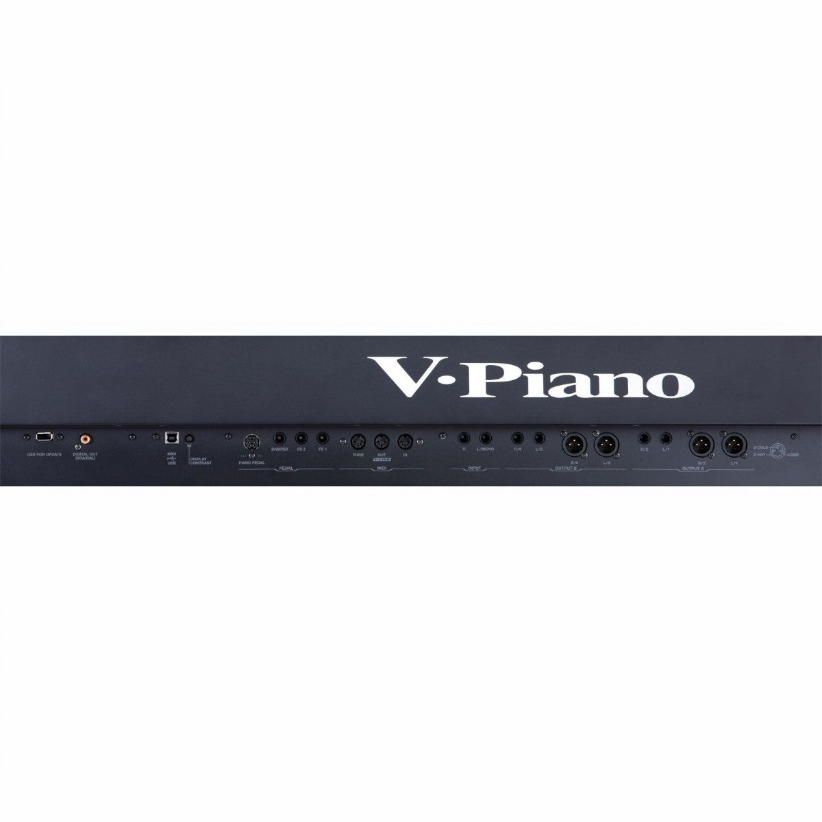 Bảng điều khiển cổng kết nối phía sau đàn piano điện Roland V-Piano tại TÂN NHẠC CỤ
