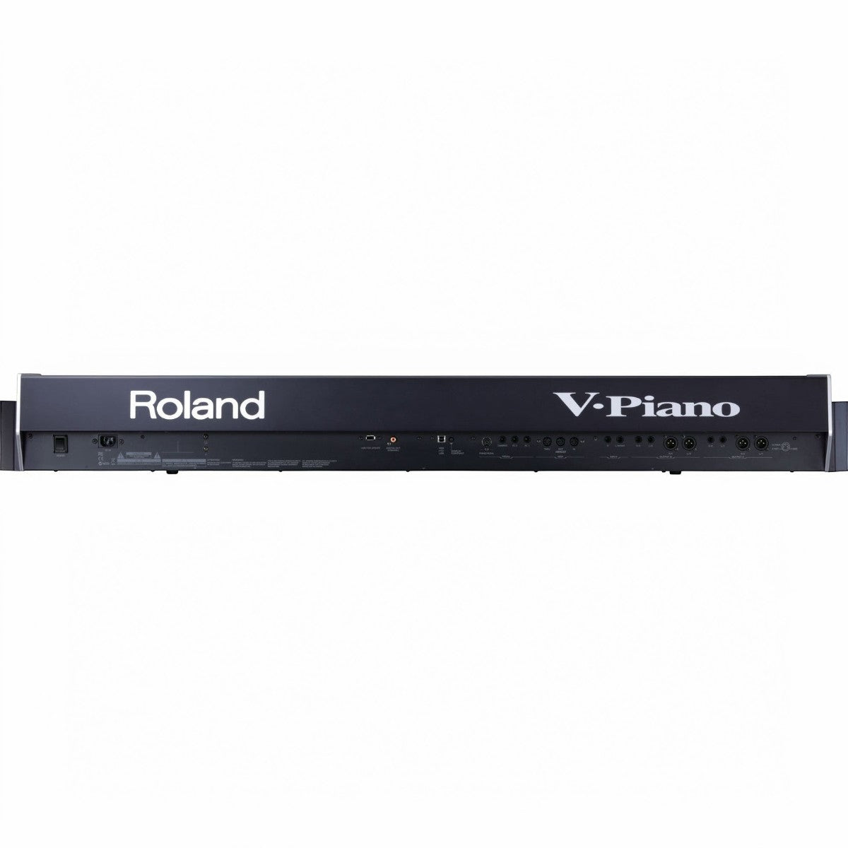 Mặt sau đàn piano điện Roland V-Piano tại TÂN NHẠC CỤ với các cổng kết nối chuyên nghiệp