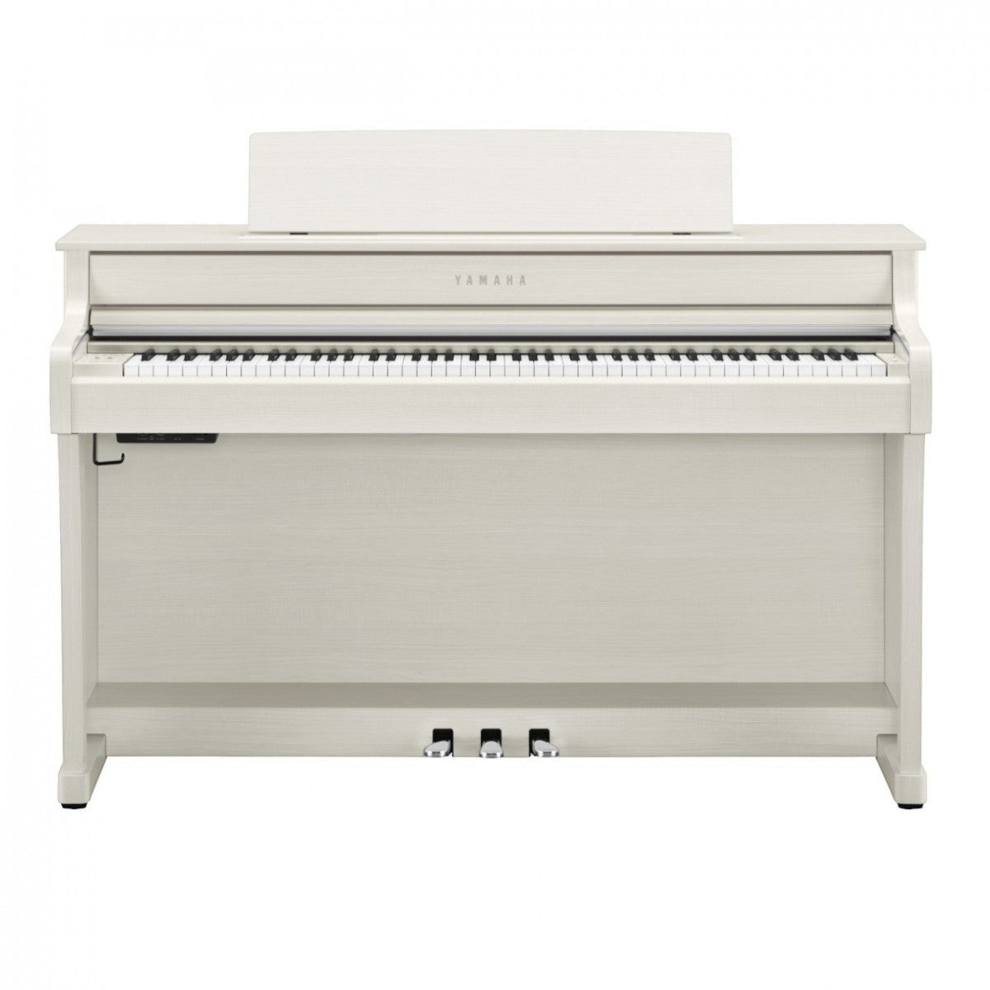 Đàn piano điện TÂN NHẠC CỤ Yamaha CLP-845 màu trắng sang trọng với bàn phím gỗ GrandTouch-S và thiết kế tủ đứng hiện đại