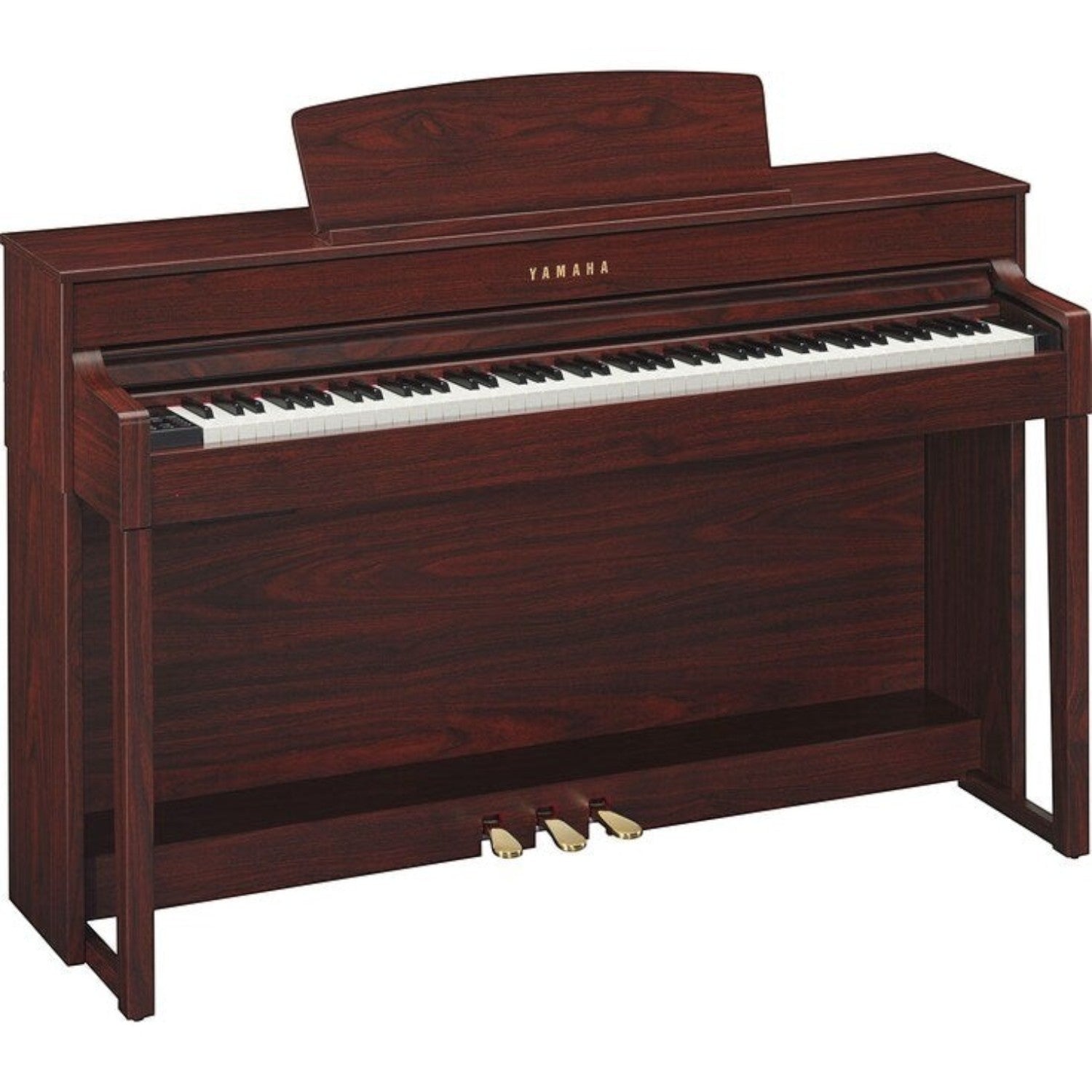 Đàn piano điện TÂN NHẠC CỤ Yamaha CLP545 màu gỗ nâu sang trọng với bàn phím gỗ thật NWX