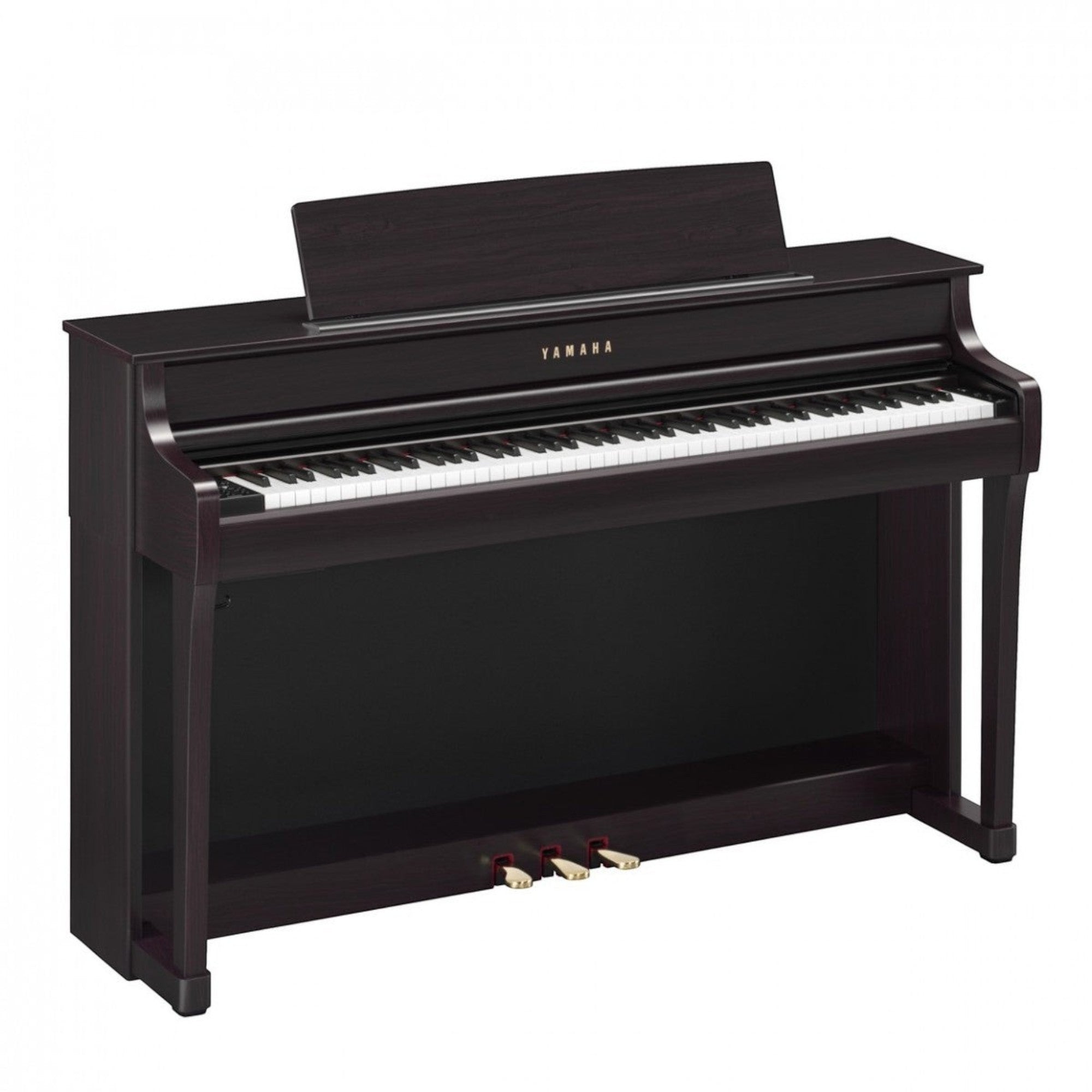 Đàn piano điện TÂN NHẠC CỤ Yamaha CLP-845 màu nâu gỗ sang trọng với bàn phím gỗ GrandTouch-S và thiết kế tủ đứng