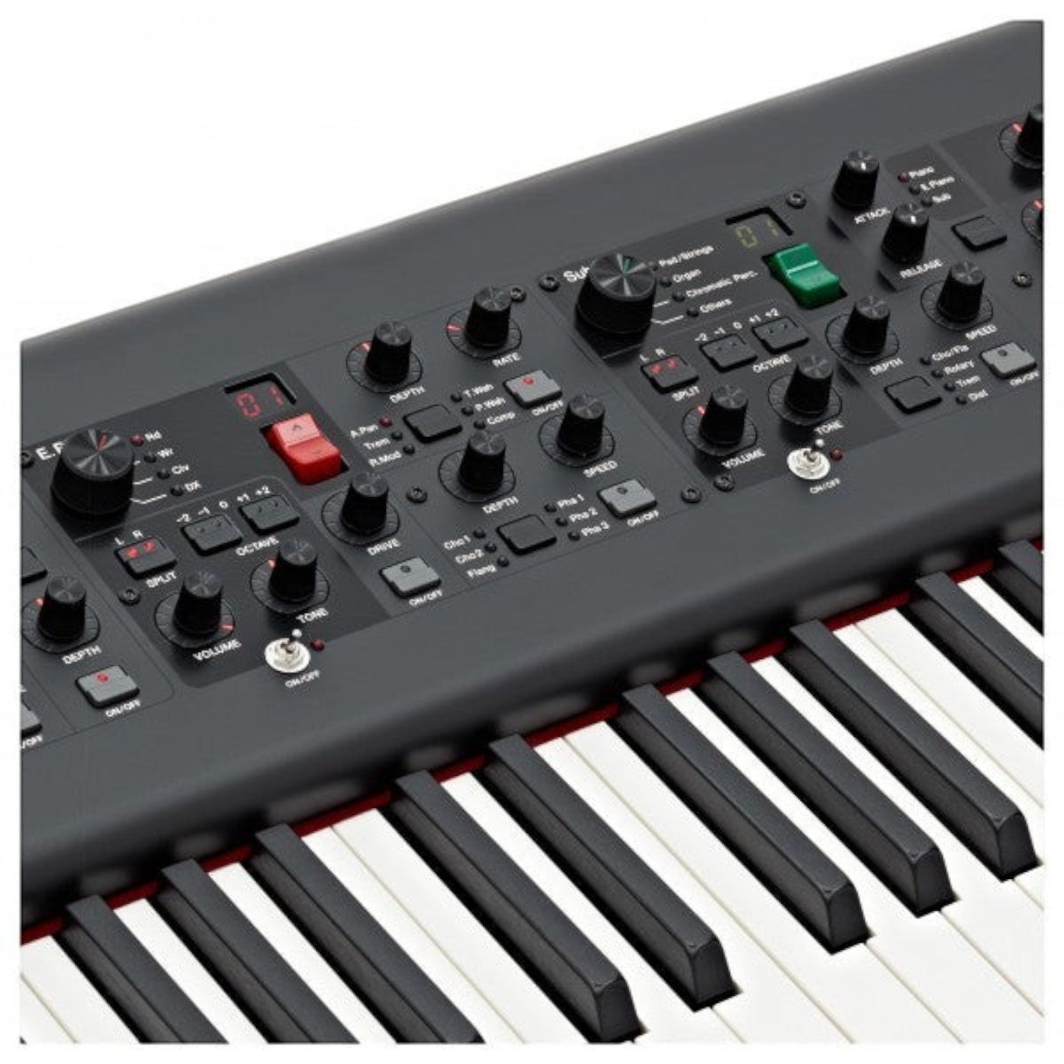 Bảng điều khiển núm xoay trực quan của đàn piano điện biểu diễn TÂN NHẠC CỤ Yamaha CP88 màu đen chuyên nghiệp