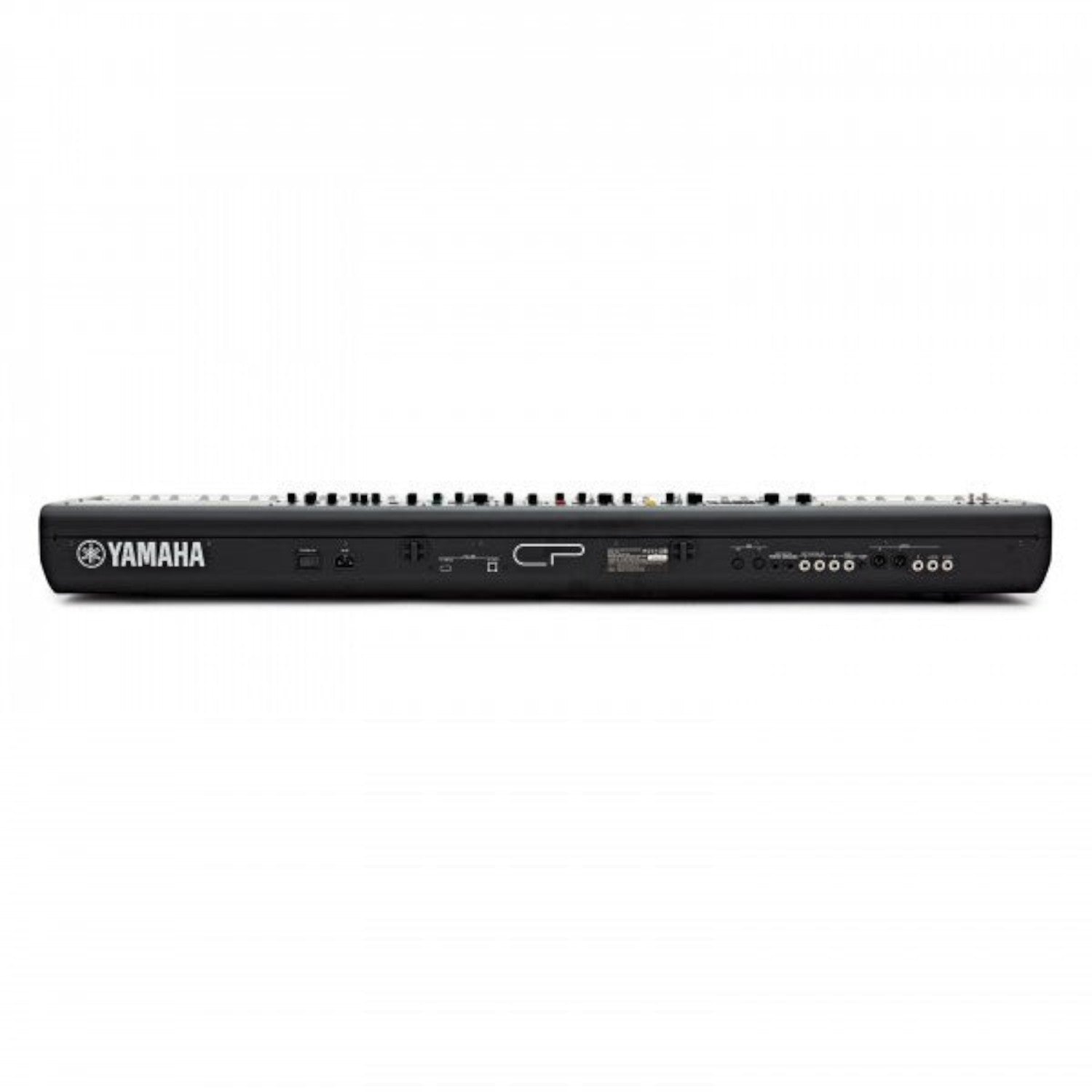 Mặt sau đàn piano điện biểu diễn Yamaha CP88 với các cổng kết nối chuyên nghiệp tại Tân Nhạc Cụ