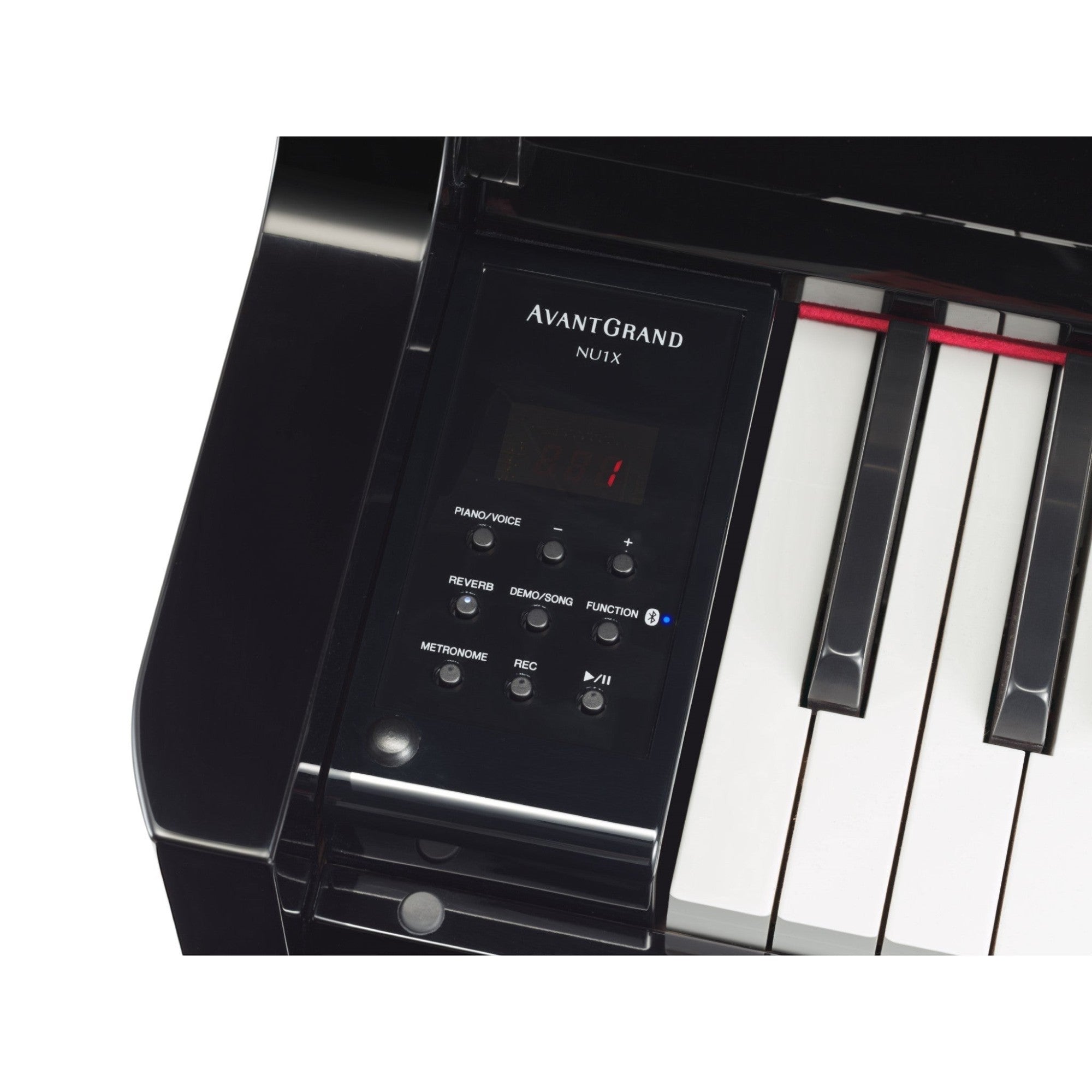 Bảng điều khiển kỹ thuật số trên đàn piano điện lai TÂN NHẠC CỤ Yamaha NU1X màu đen bóng sang trọng