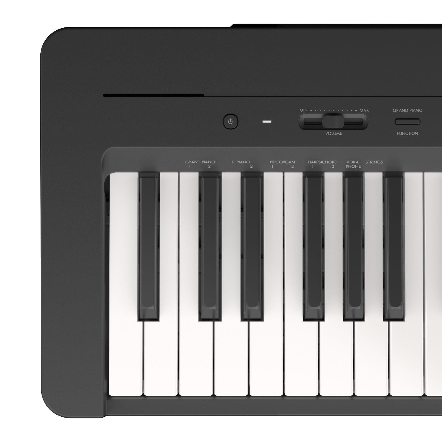 Đàn piano điện TÂN NHẠC CỤ Yamaha P-143 màu đen với bàn phím 88 phím búa GHC và bảng điều khiển tối giản