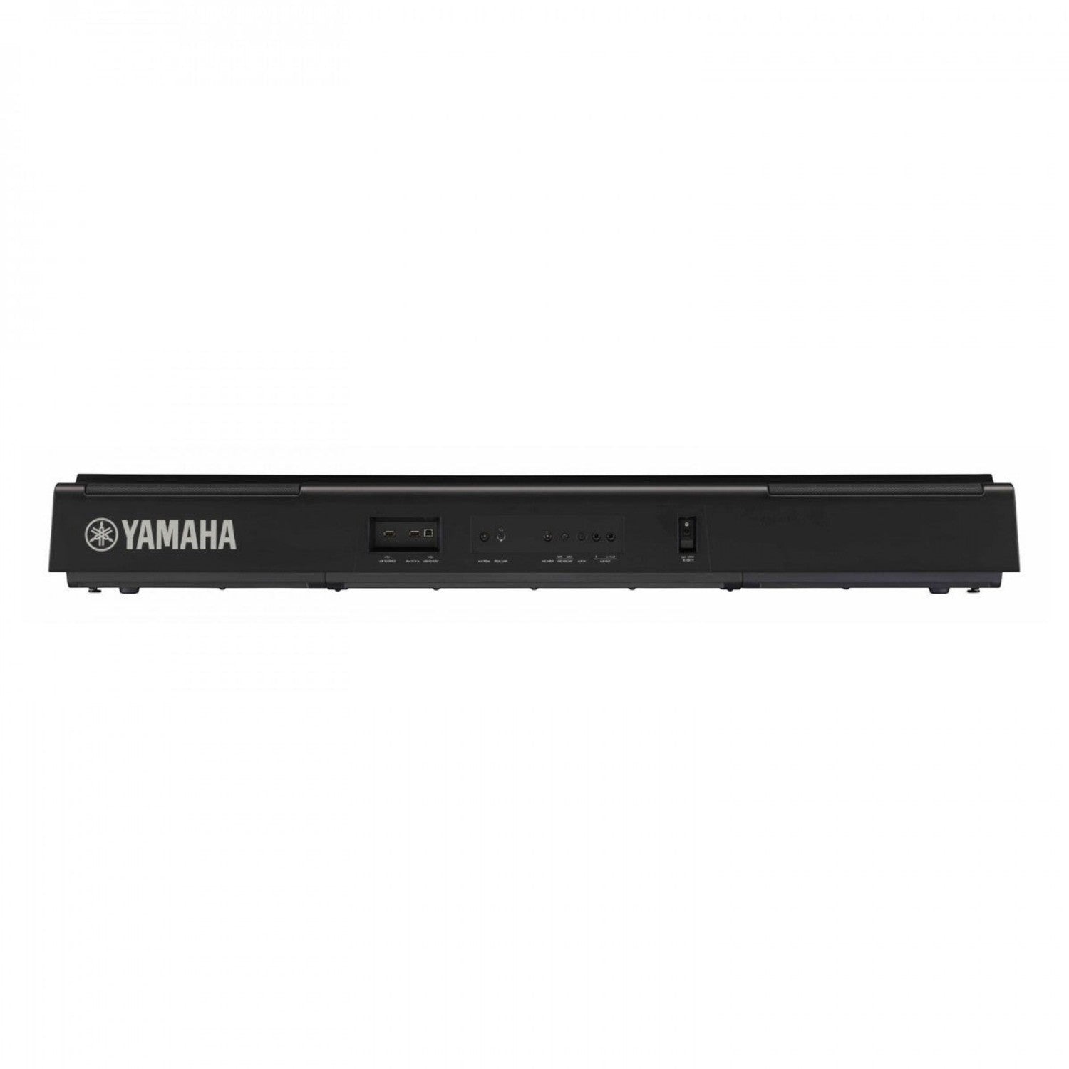 Mặt sau đàn piano điện TÂN NHẠC CỤ Yamaha P-S500 với các cổng kết nối và logo thương hiệu