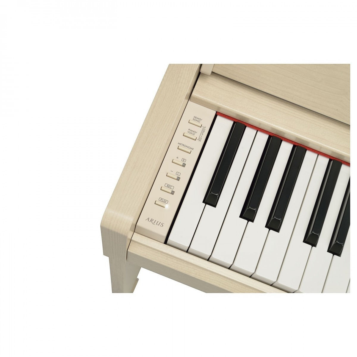 Bàn phím và bảng điều khiển đàn piano điện TÂN NHẠC CỤ Yamaha YDP-S35 màu sáng với thiết kế slim hiện đại