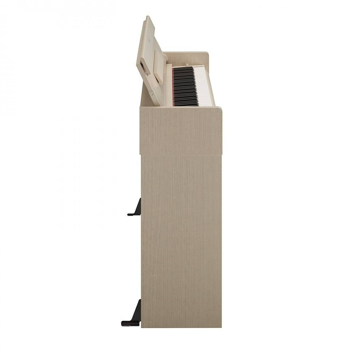 Đàn piano điện TÂN NHẠC CỤ Yamaha YDP-S35 dáng slim mỏng gọn màu gỗ sáng, góc nhìn nghiêng khoe thiết kế hiện đại