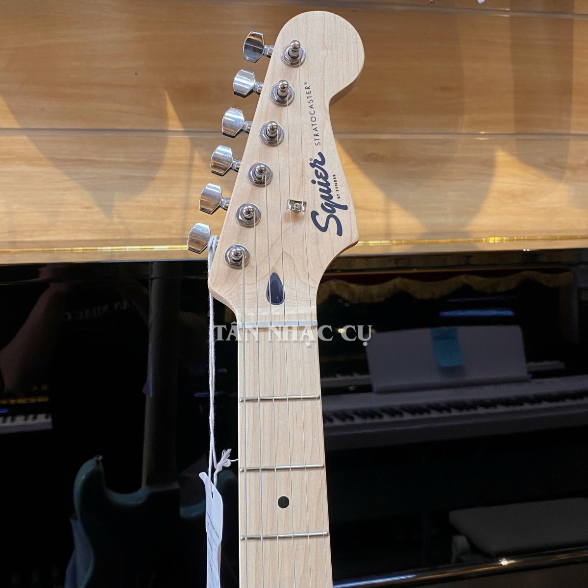 Đàn Guitar Điện Squier FSR Sonic Strat Maple Surf Green #0373152557