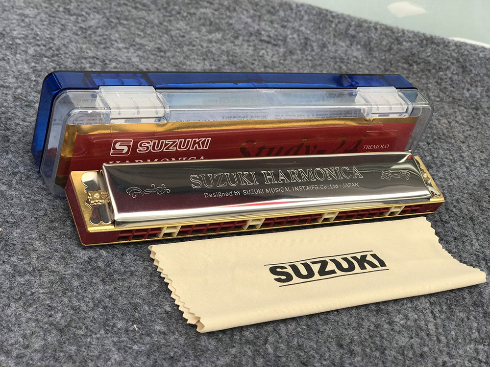 Kèn Harmonica Tremolo Suzuki Study 24