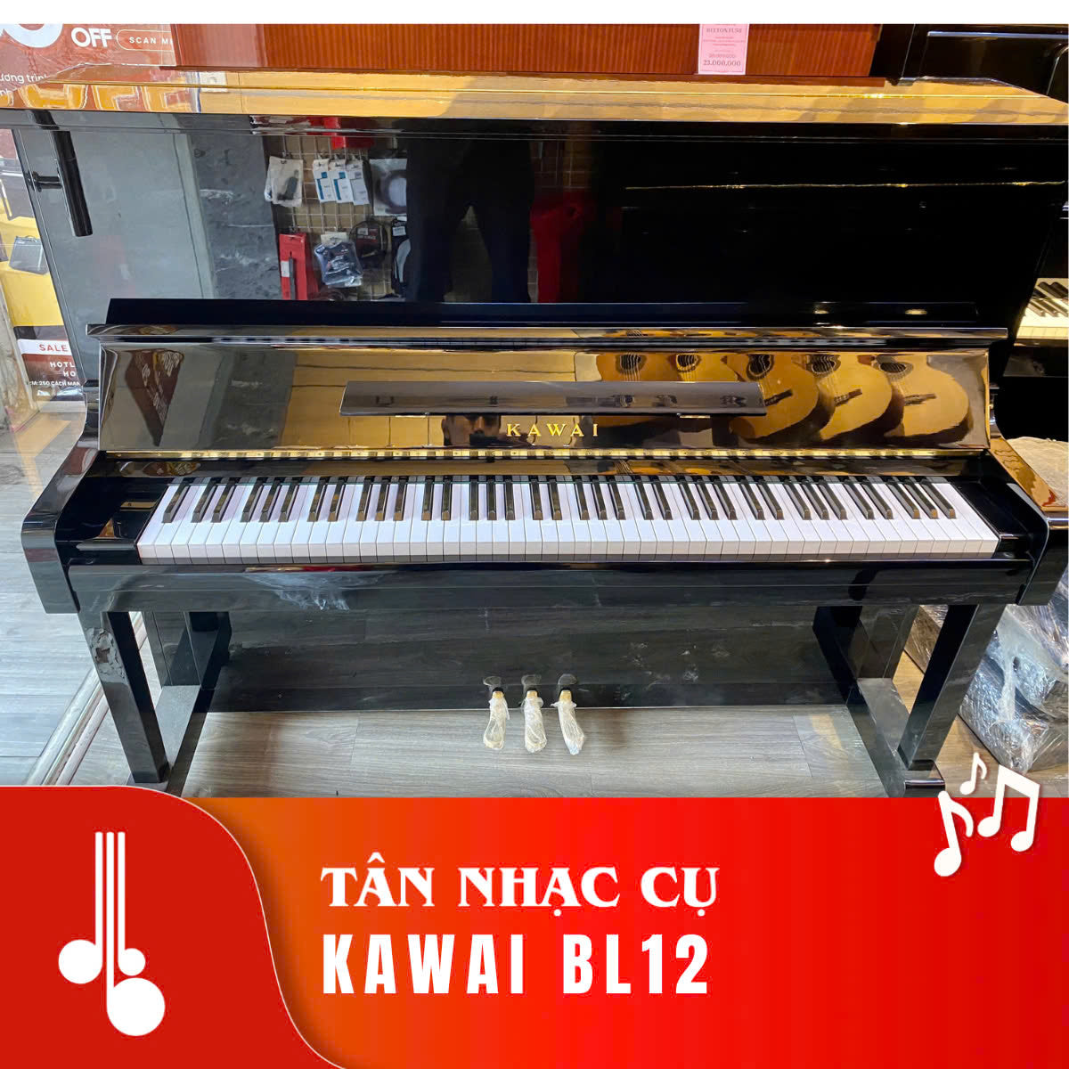 Đàn Piano Cơ Upright Kawai BL12 - Qua Sử Dụng