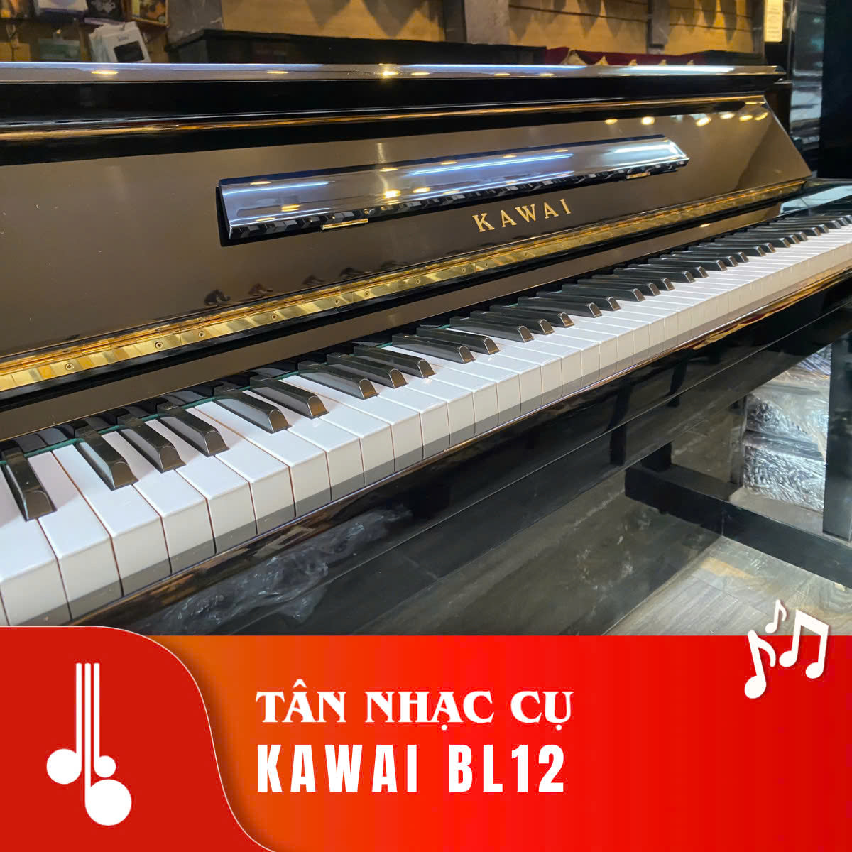 Đàn Piano Cơ Upright Kawai BL12 - Qua Sử Dụng