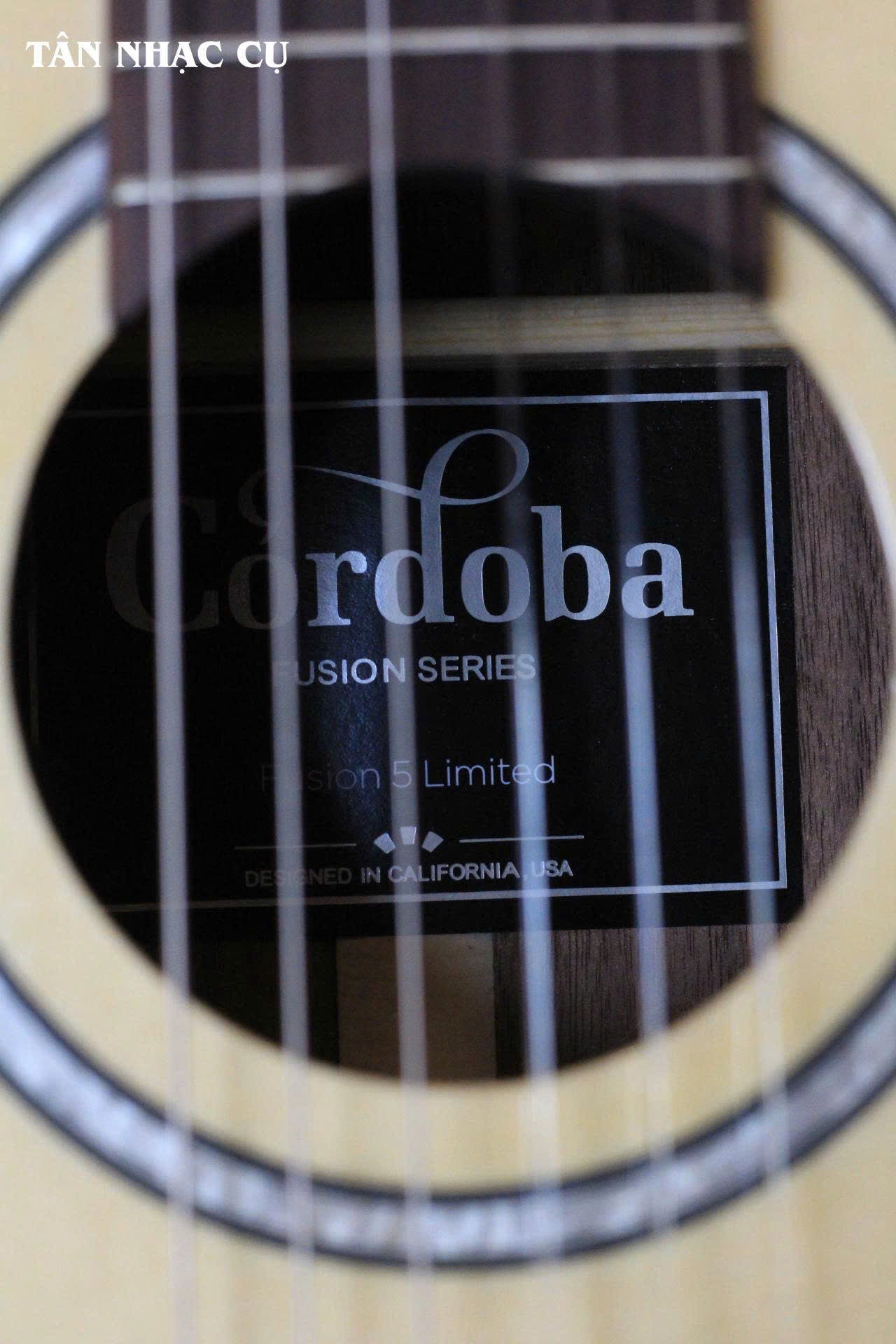 Đàn Guitar Classic Cordoba Fusion 5 Limited Bocote