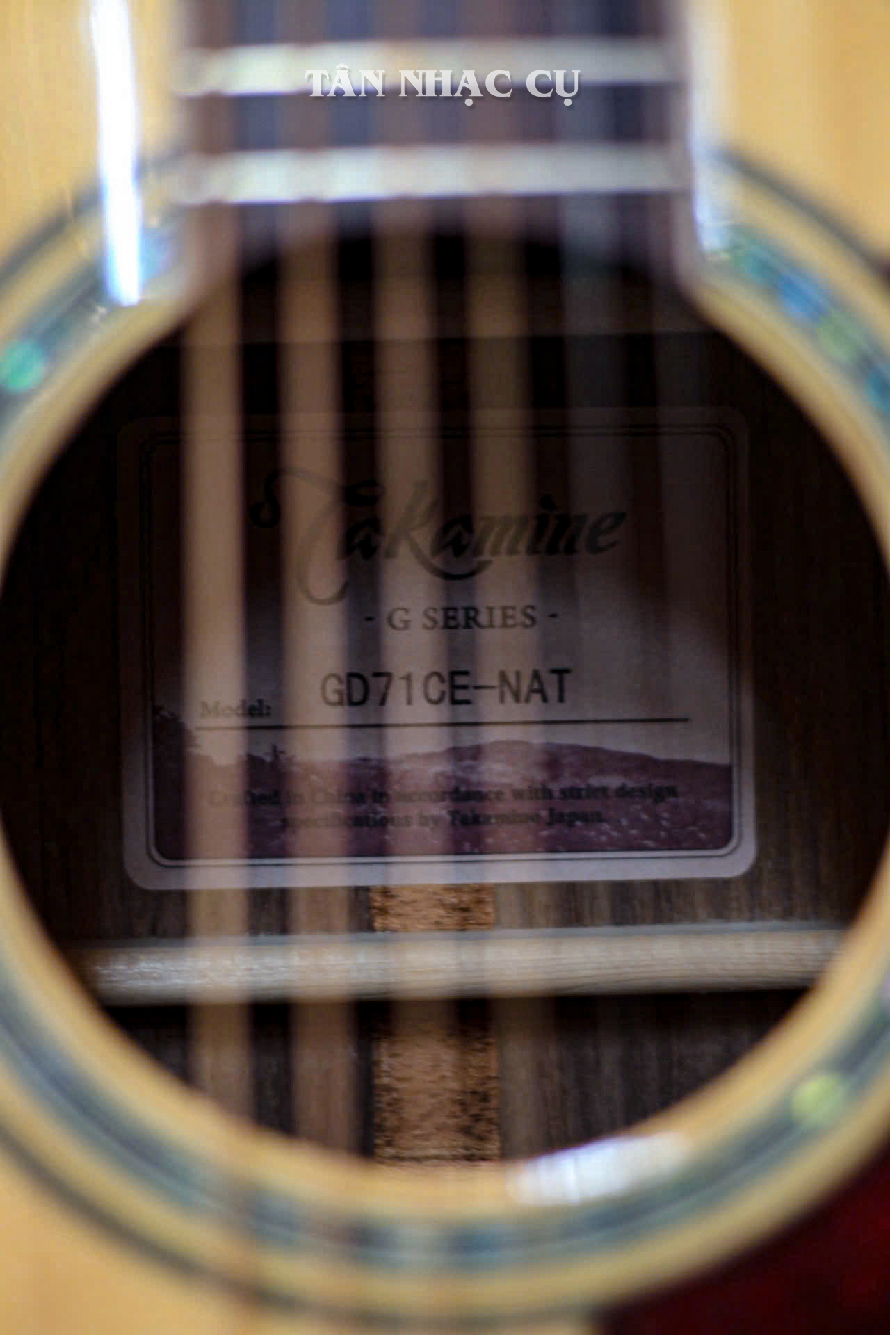 Đàn Guitar Acoustic Takamine GD71CE, Natural