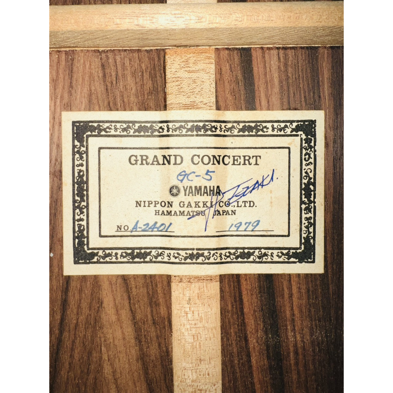 Đàn Guitar Classic Yamaha GC5 1979