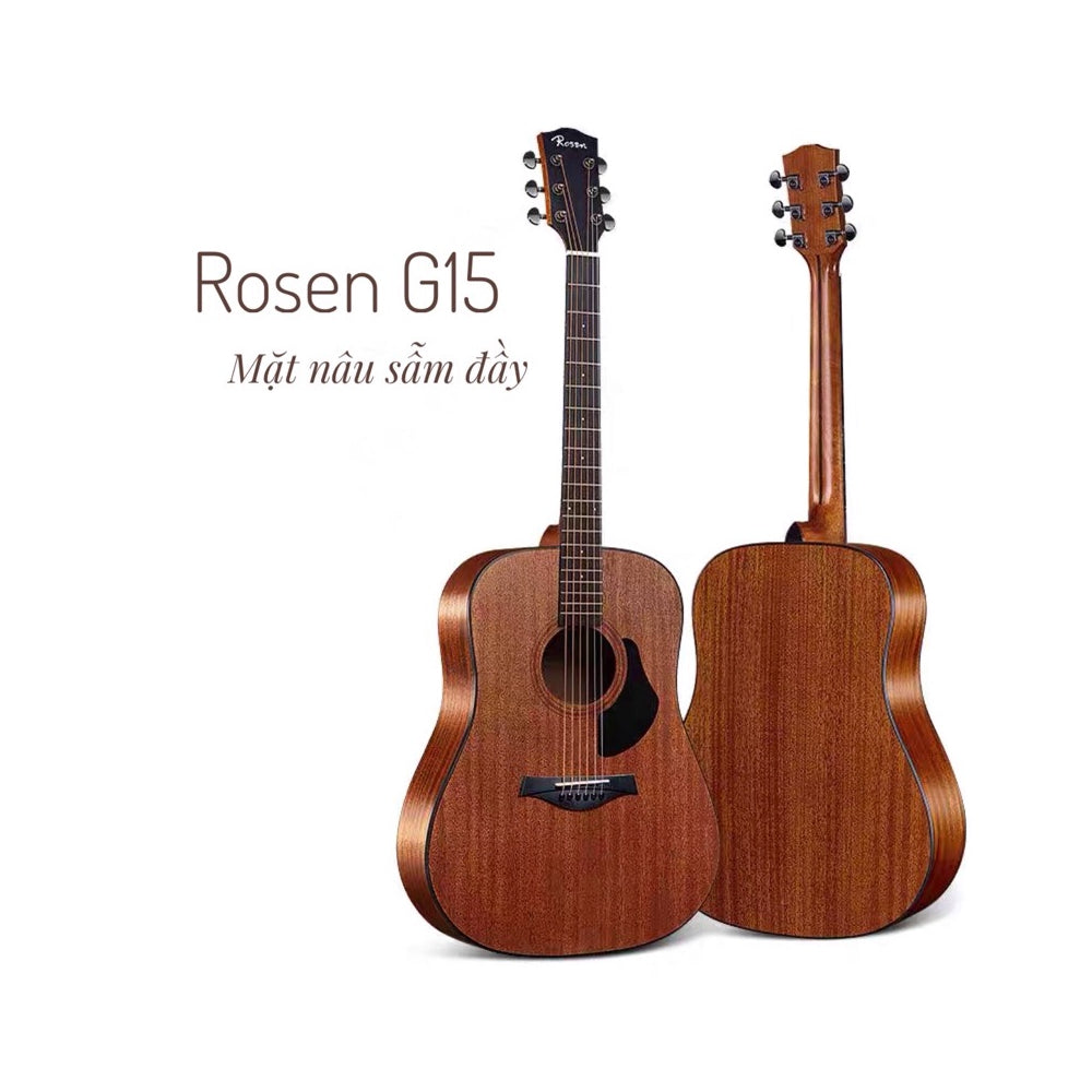 Đàn Guitar Acoustic Rosen G15 - Việt Music