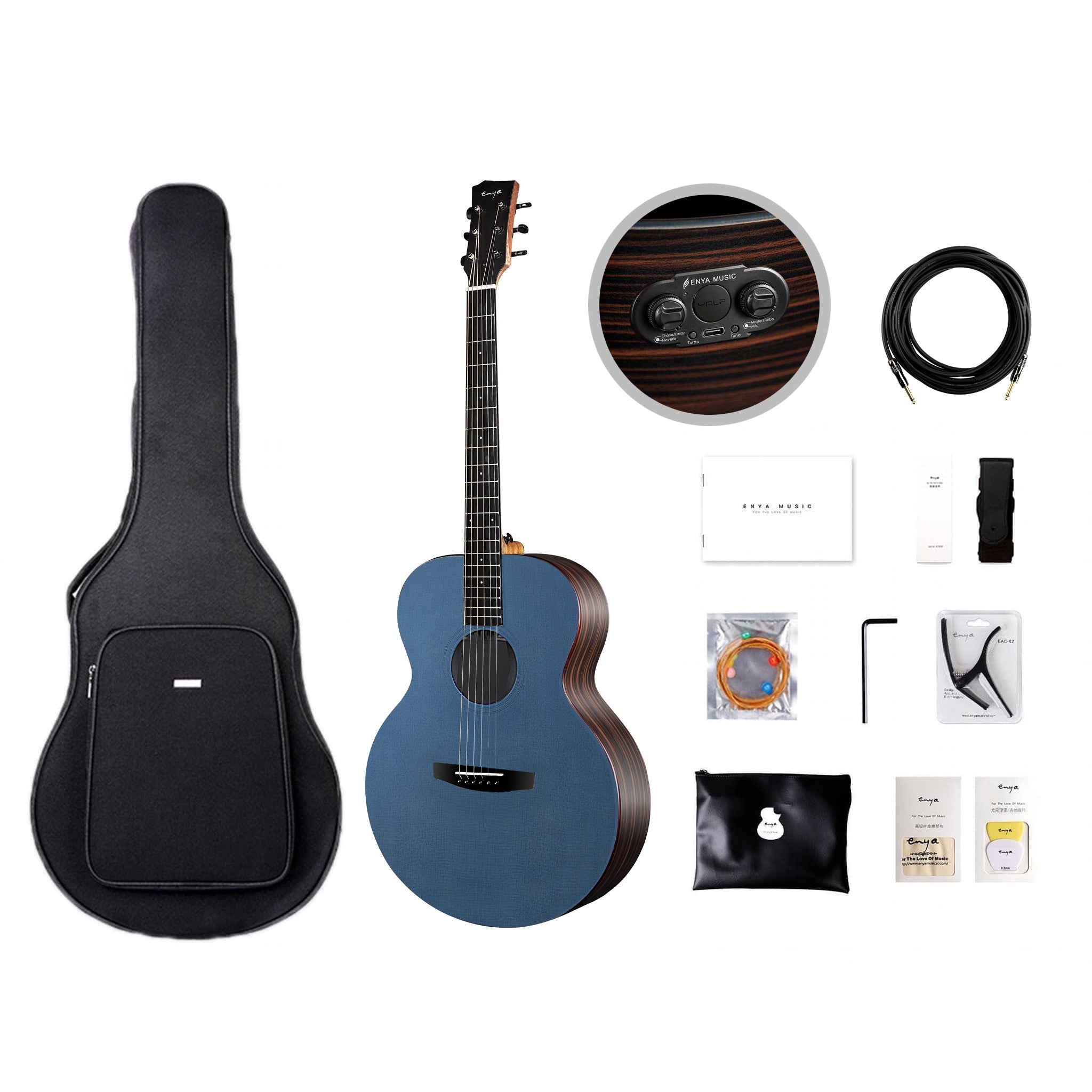 Đàn Guitar Acoustic Enya EA-X1 Pro EQ-Việt Music