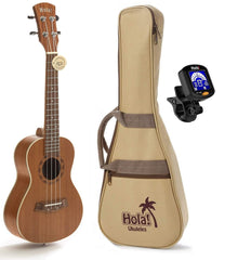 Đàn Ukulele Hola Deluxe Series Concert, Mahogany - Việt Music