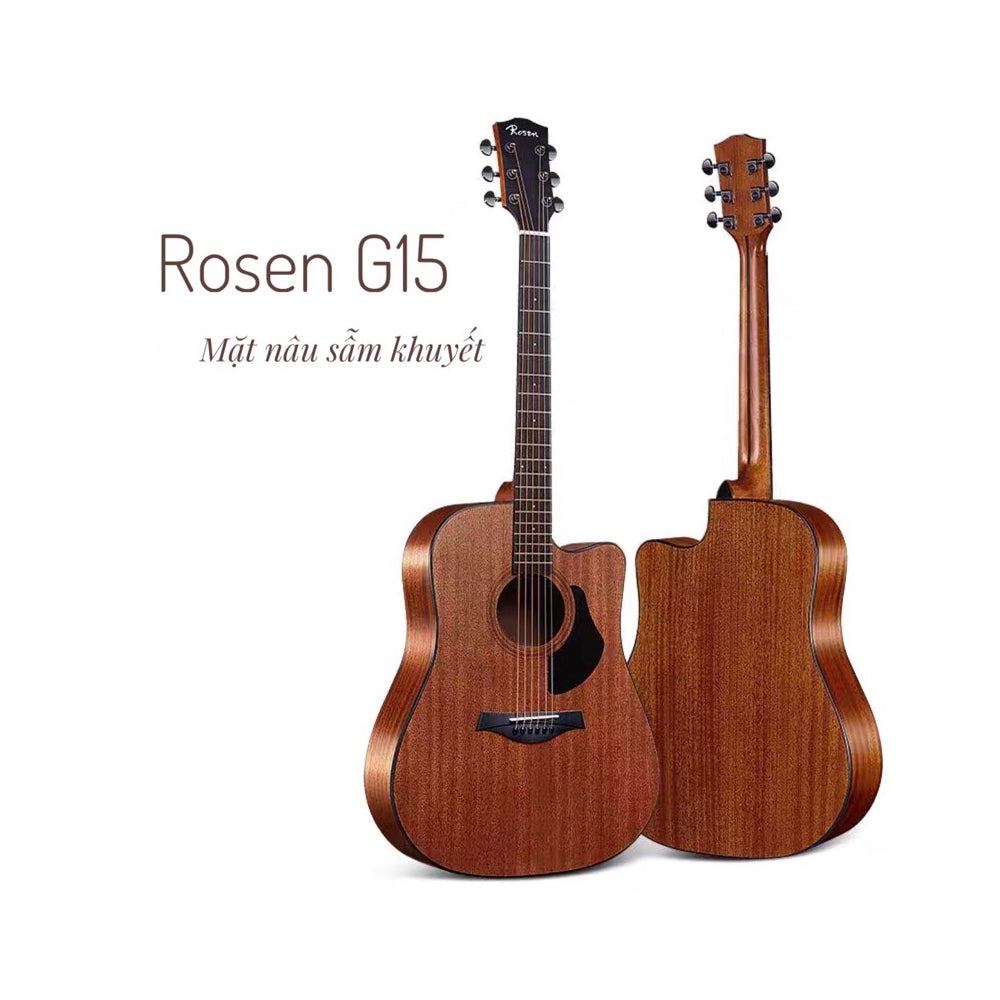 Đàn Guitar Acoustic Rosen G15 - Việt Music