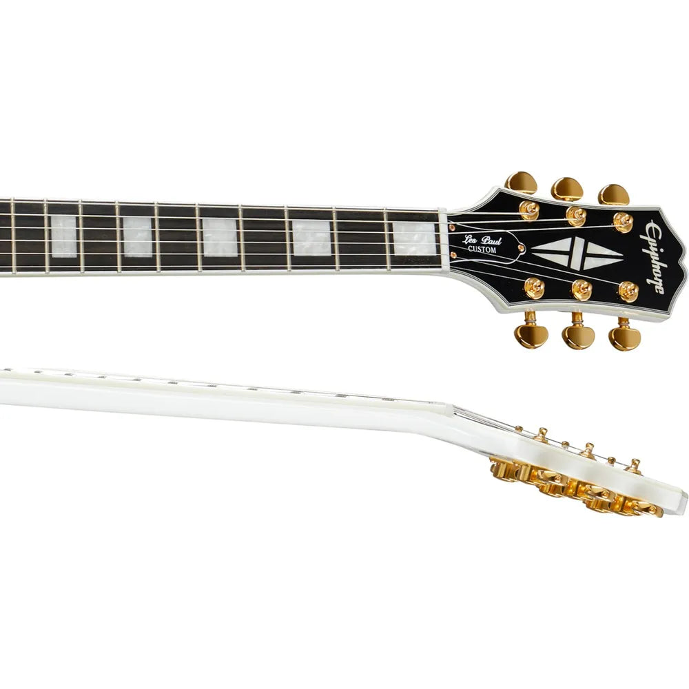 Đàn Guitar Điện Epiphone Limited Edition Les Paul Custom Pro, Arctic White-Việt Music