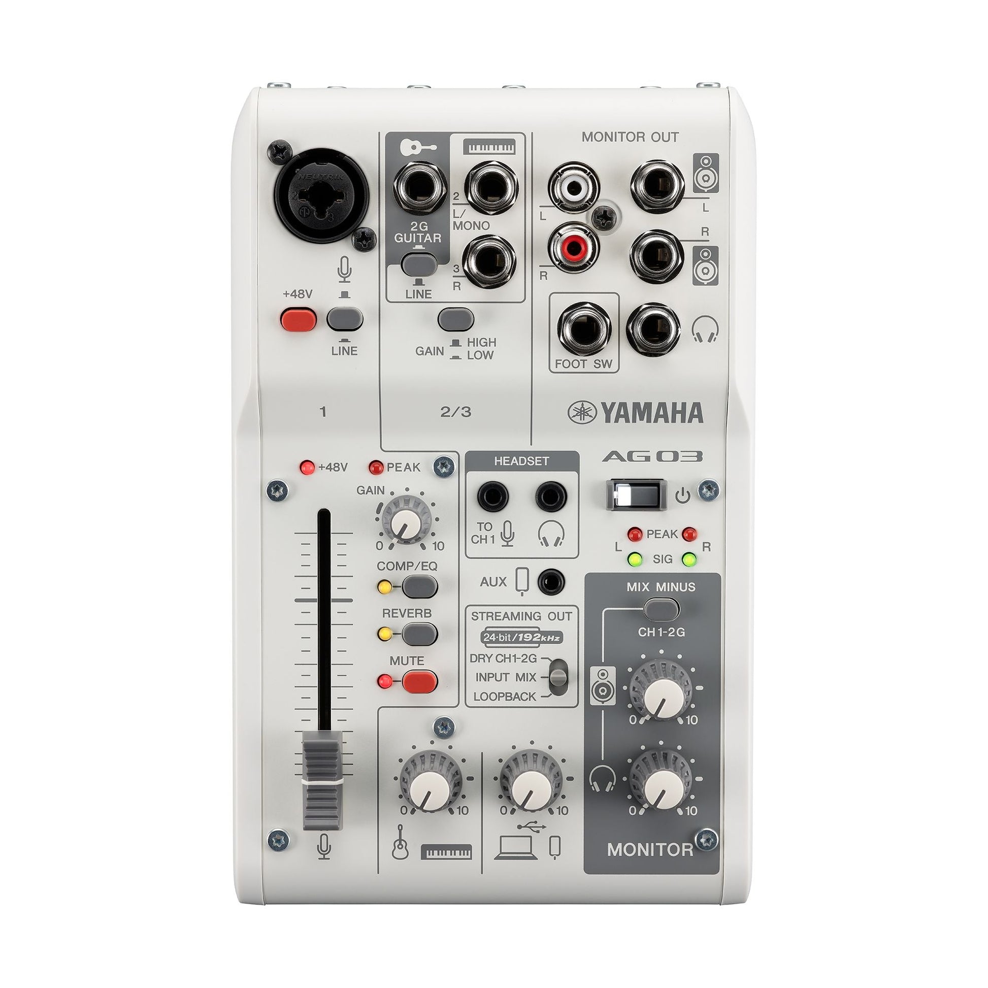 Mixer Yamaha AG03MK2-Tân Nhạc Cụ
