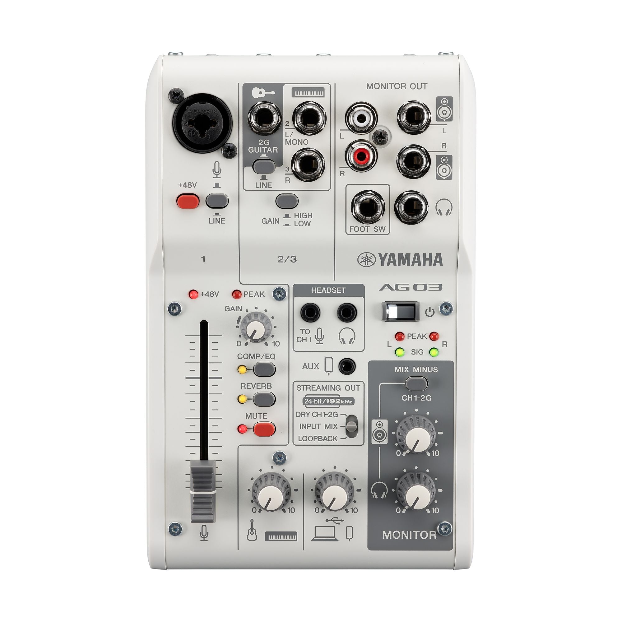 Mixer Yamaha AG03MK2-Tân Nhạc Cụ