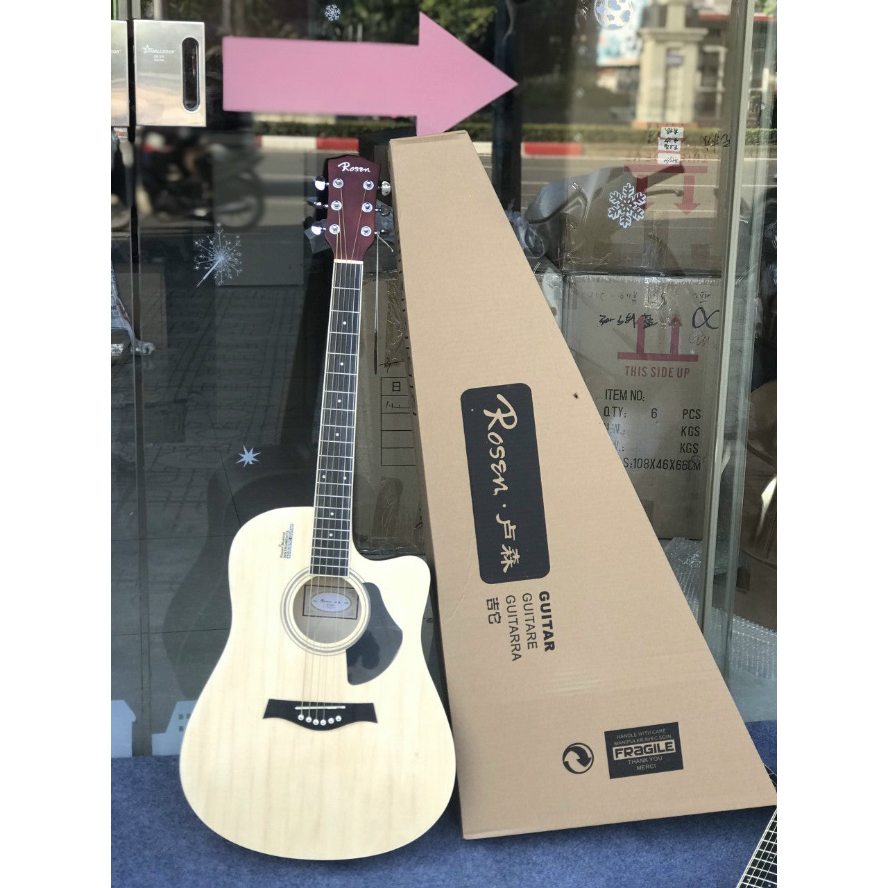 Đàn Guitar Acoustic Rosen R135 - Việt Music