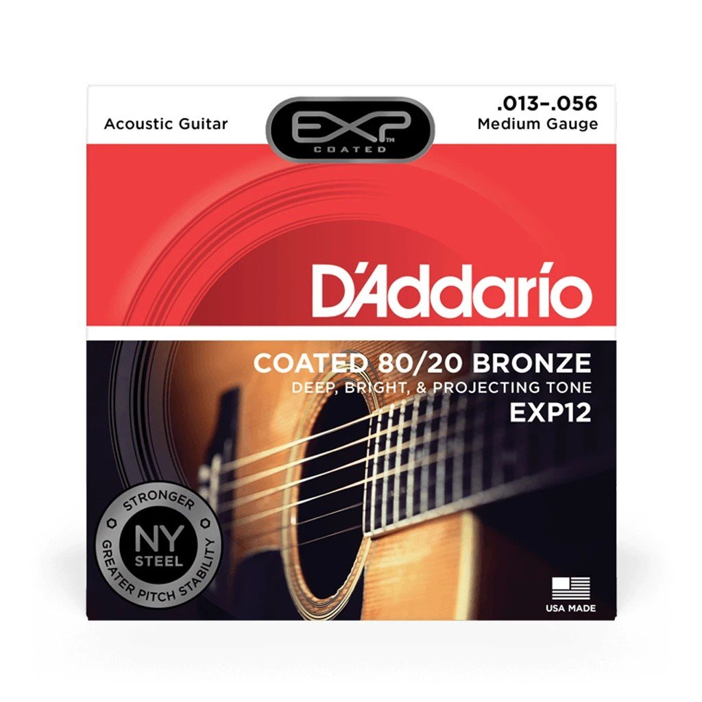 Dây Đàn Guitar Acoustic D'Addario Coated 80/20 Bronze - Việt Music