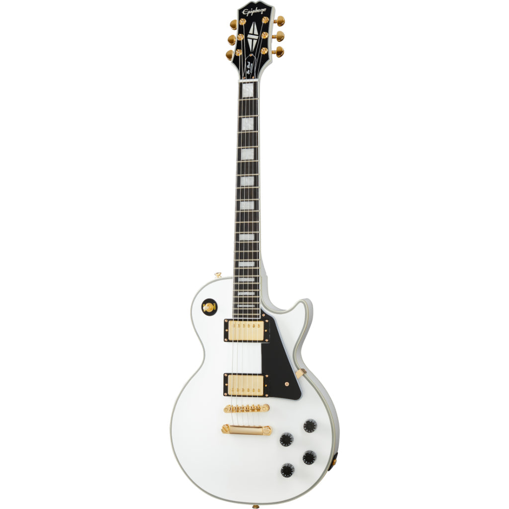 Đàn Guitar Điện Epiphone Limited Edition Les Paul Custom Pro, Arctic White-Việt Music