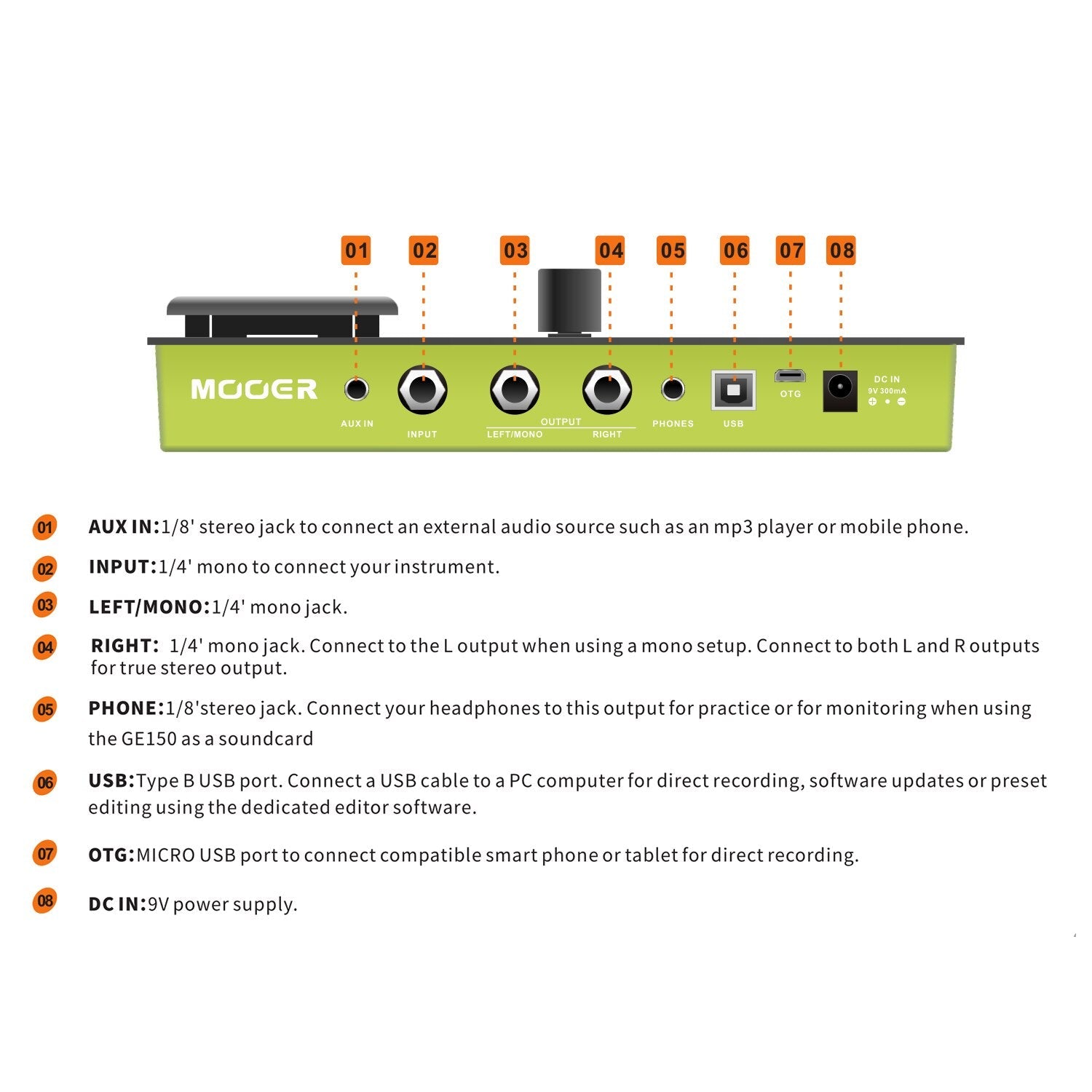 Pedal Guitar Mooer GE150-Việt Music