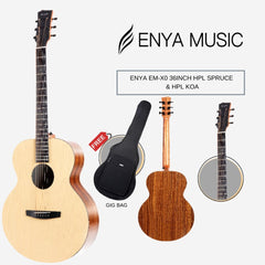 Đàn Guitar Acoustic Enya EM-X0 EQ - Việt Music