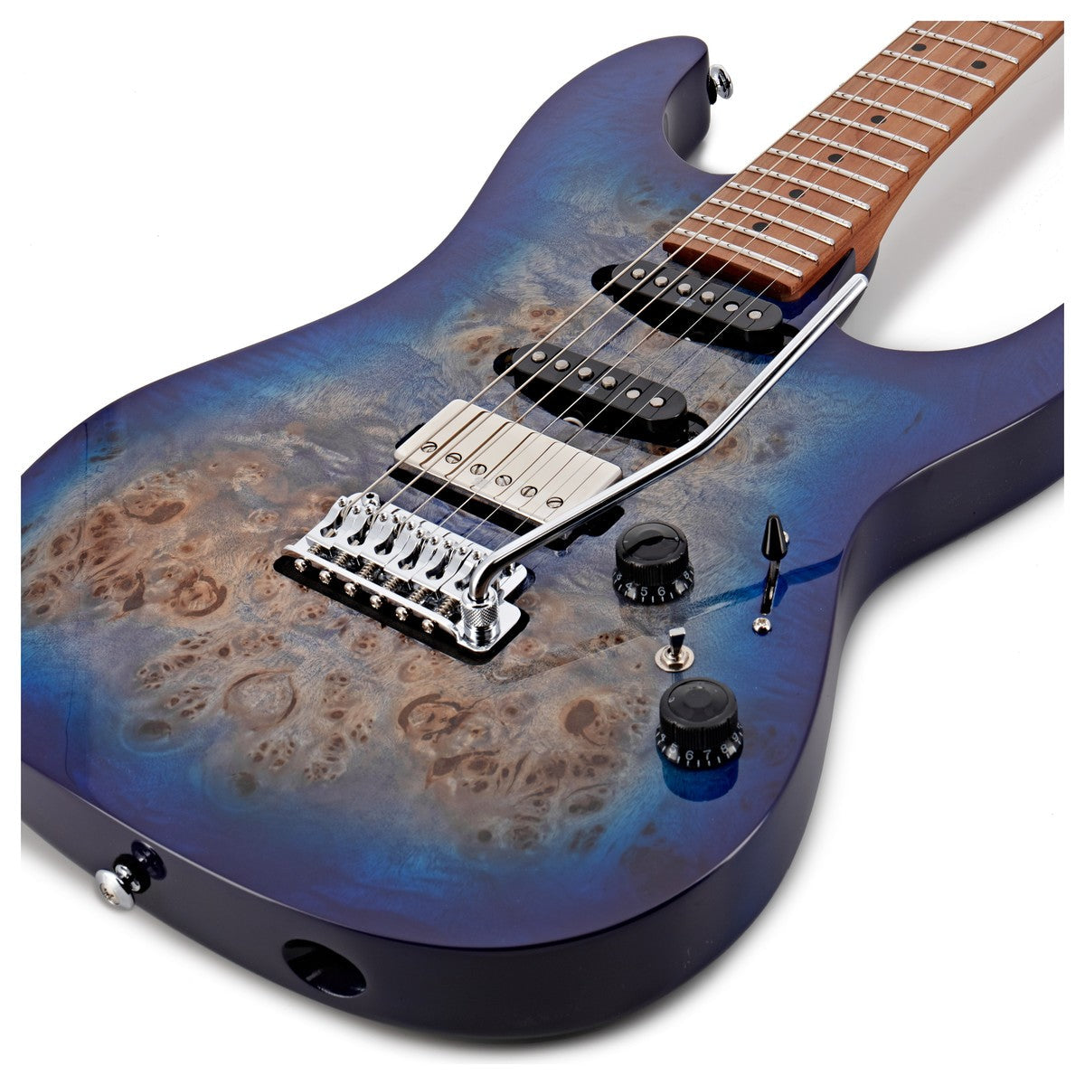 Đàn Guitar Điện Ibanez Premium AZ226PB, Cerulean Blue Burst - Việt Music