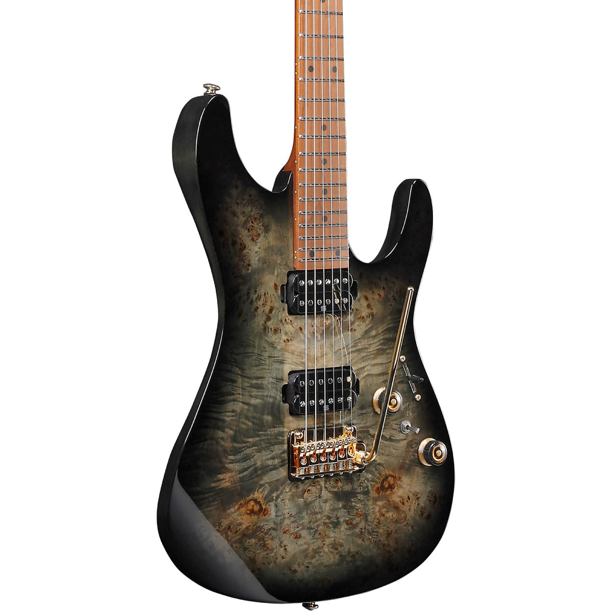 Đàn Guitar Điện Ibanez Premium AZ242PBG, Charcoal Black Burst - Việt Music