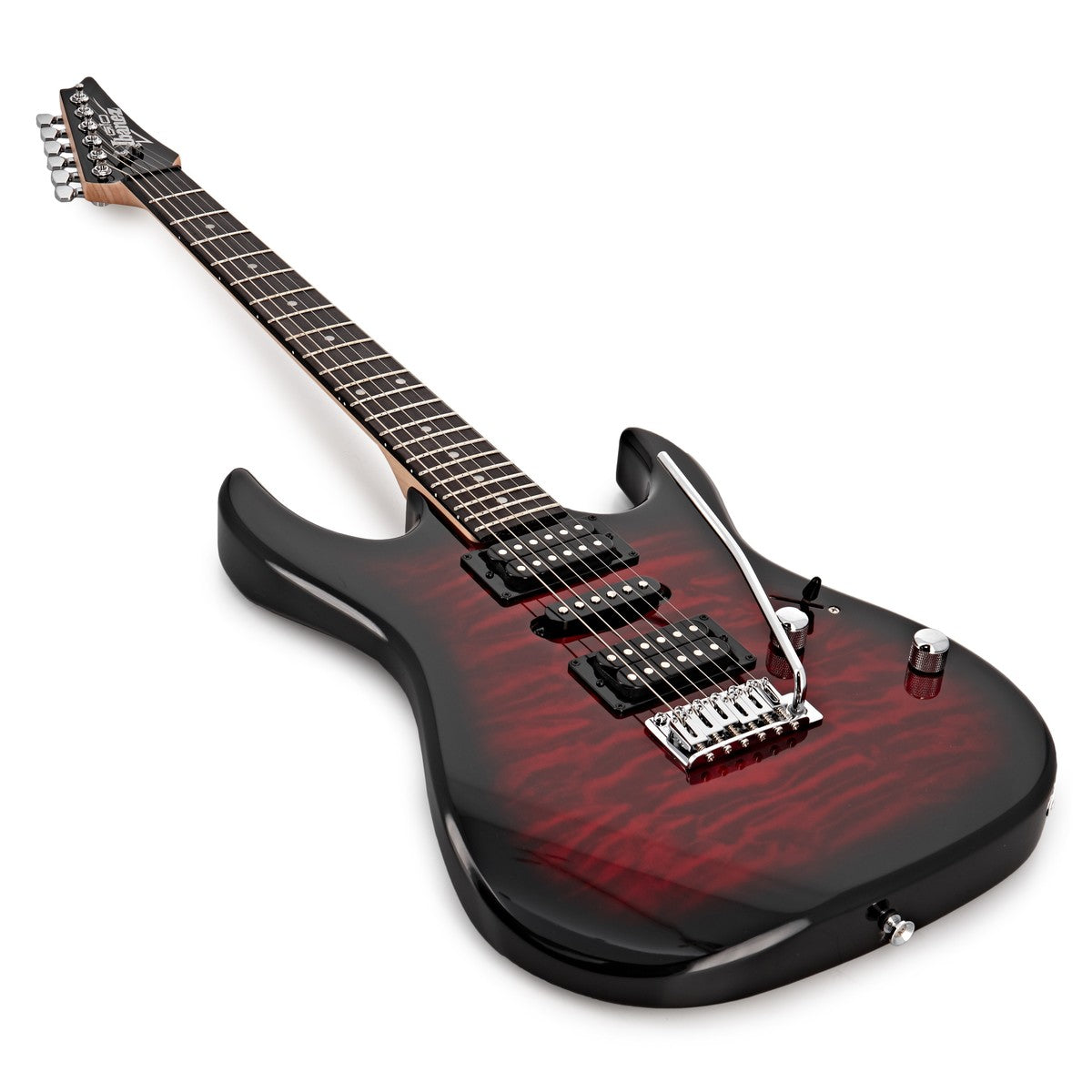 Đàn Guitar Điện Ibanez GIO GRX70QA, Transparent Red Burst