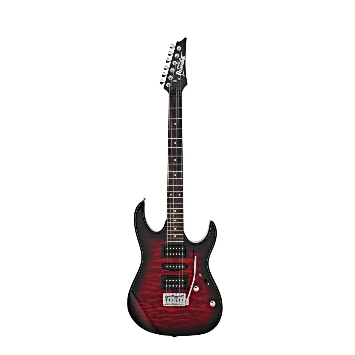 Đàn Guitar Điện Ibanez GIO GRX70QA, Transparent Red Burst