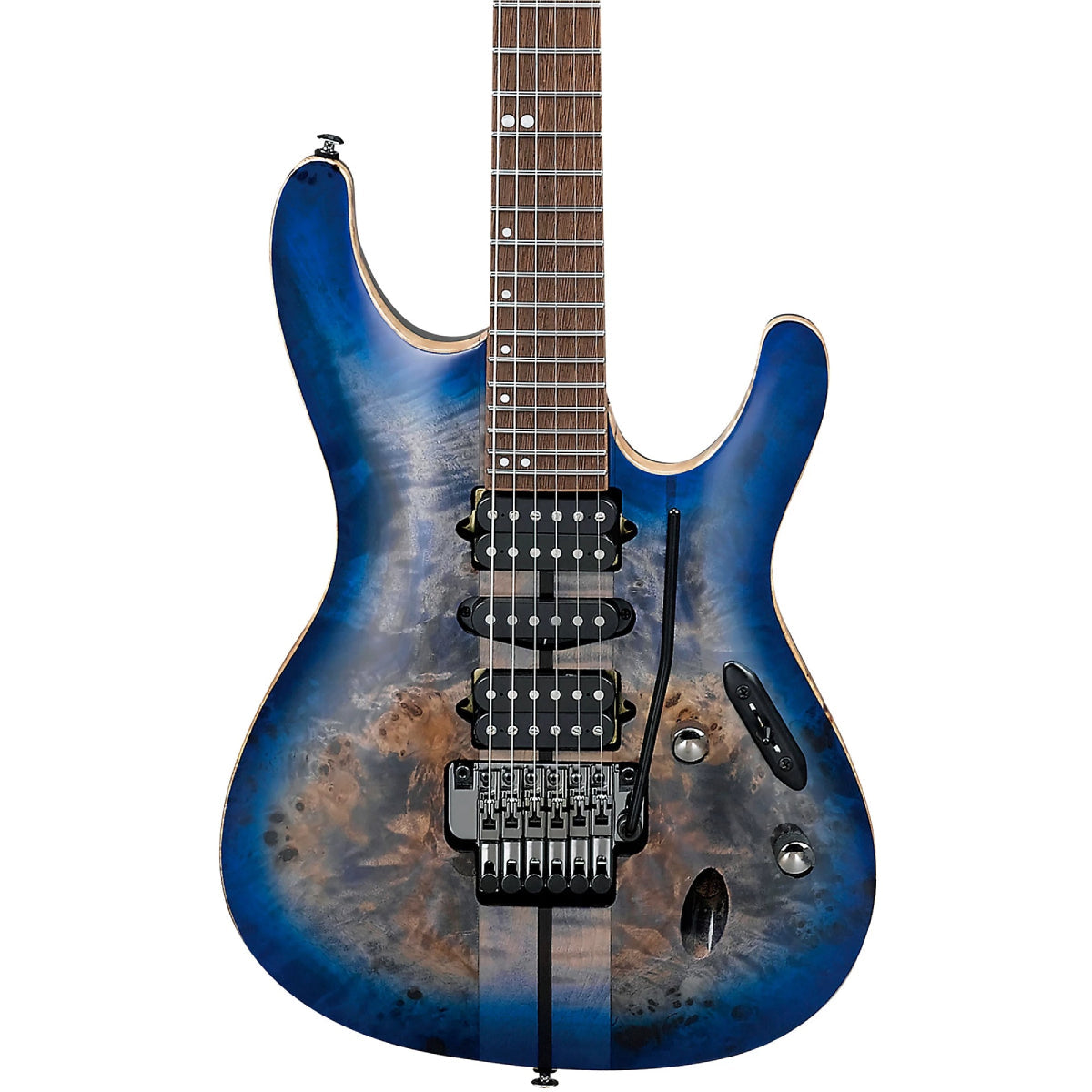 Đàn Guitar Điện Ibanez Premium S1070PBZ, Cerulean Blue Burst - Việt Music