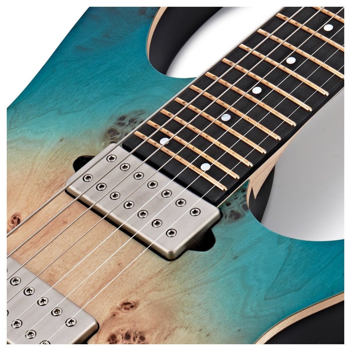 Đàn Guitar Điện Ibanez Premium RG1127PBFX 7-string, Caribbean Islet Flat