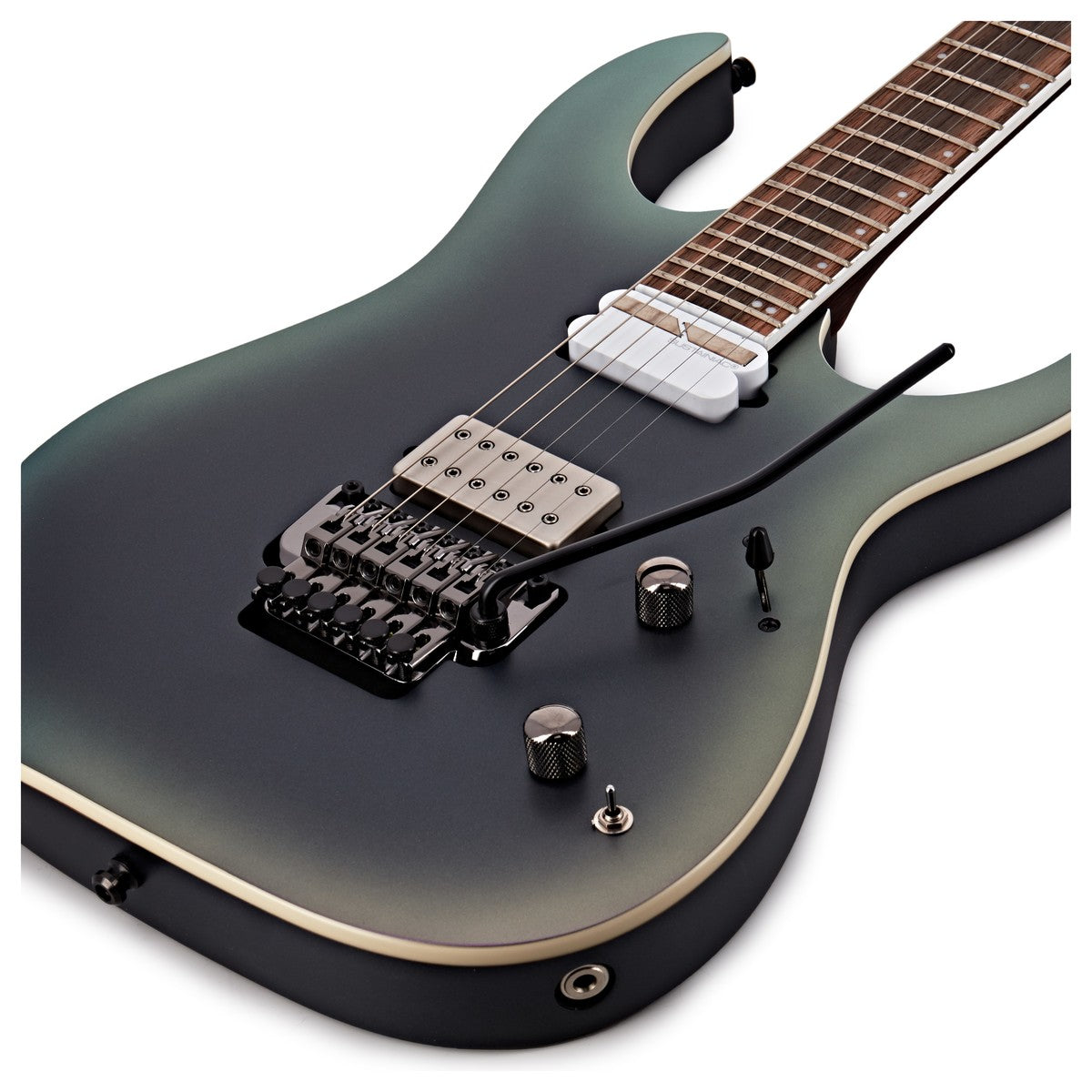 Đàn Guitar Điện Ibanez Axion Label RG60ALS, Black Aurora Burst Matte