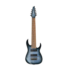 Đàn Guitar Điện Ibanez RGIR9FME Iron Label 9-String, Faded Denim Flat