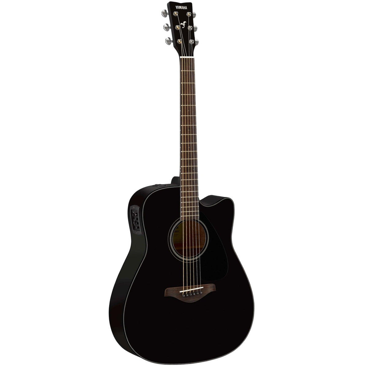  Guitar Yamaha FGX800C Acoustic Black