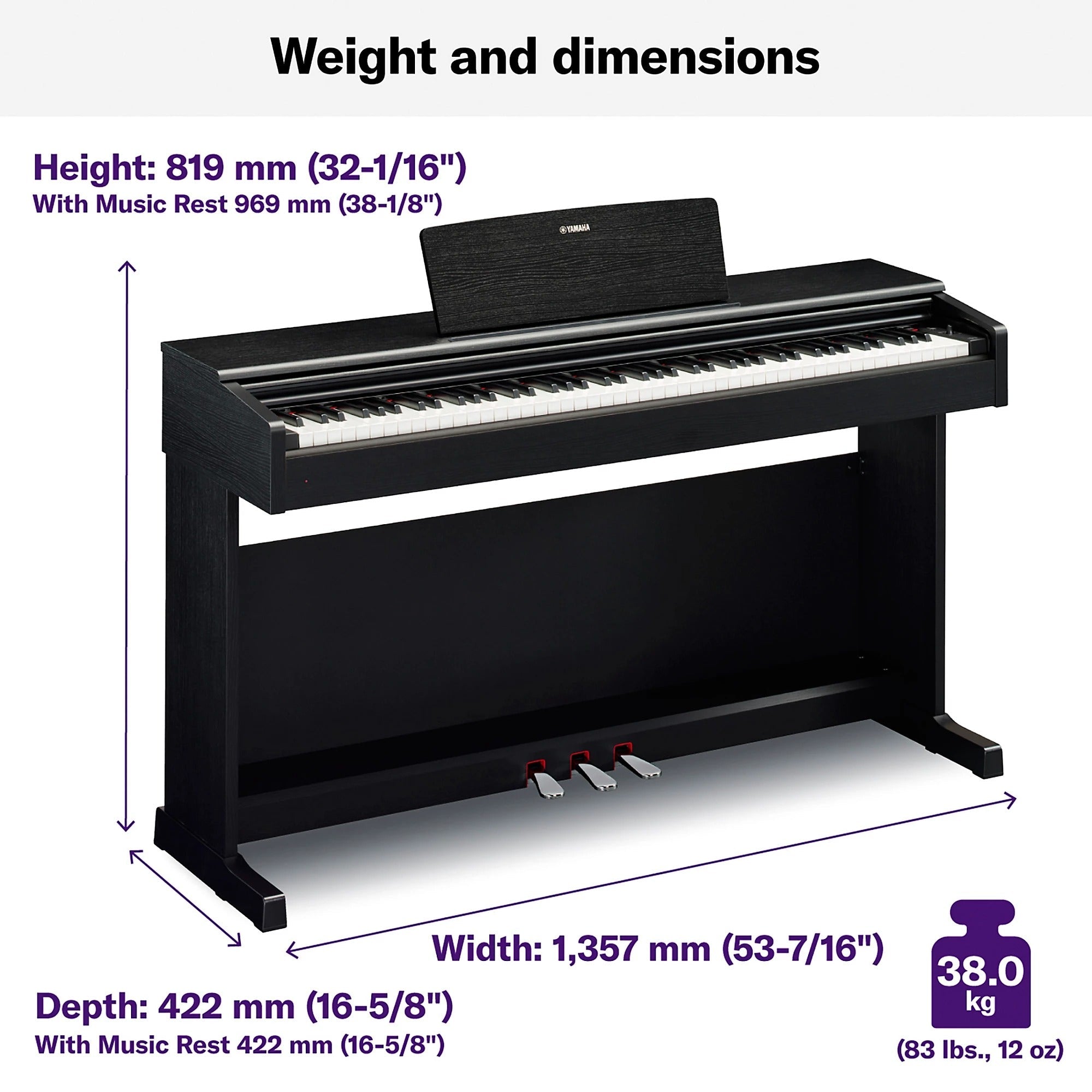 Đàn Piano Điện Yamaha YDP144 - Việt Music