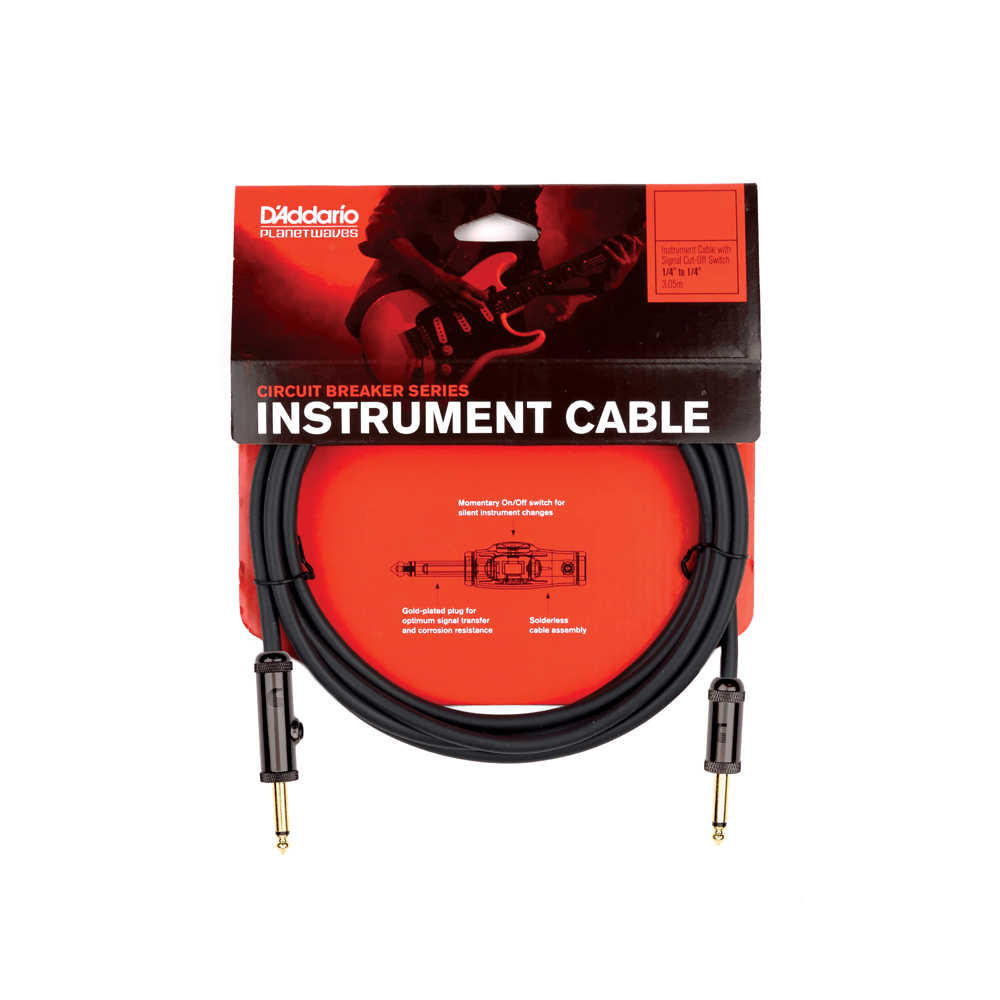 Dây Cáp Kết Nối D'Addario Circuit Breaker Instrument Cable PW-AG-Việt Music