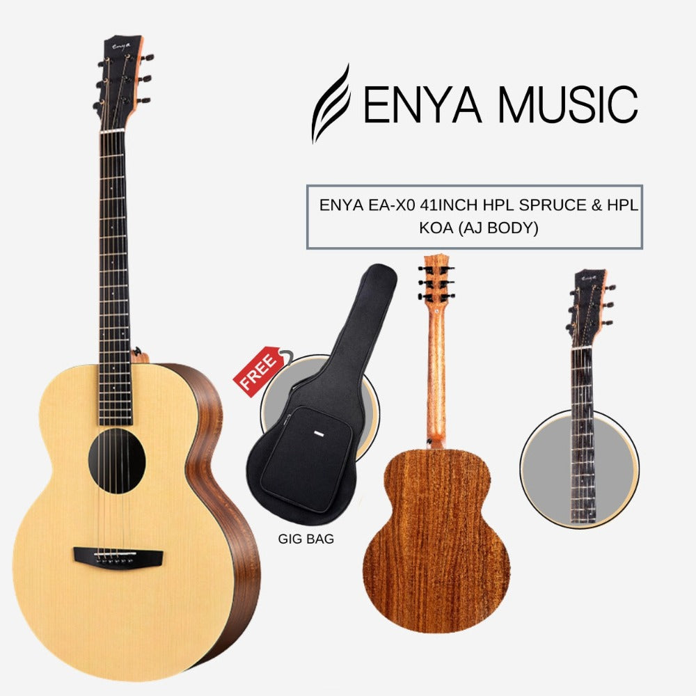 Đàn Guitar Acoustic Enya EA-X0 - Việt Music