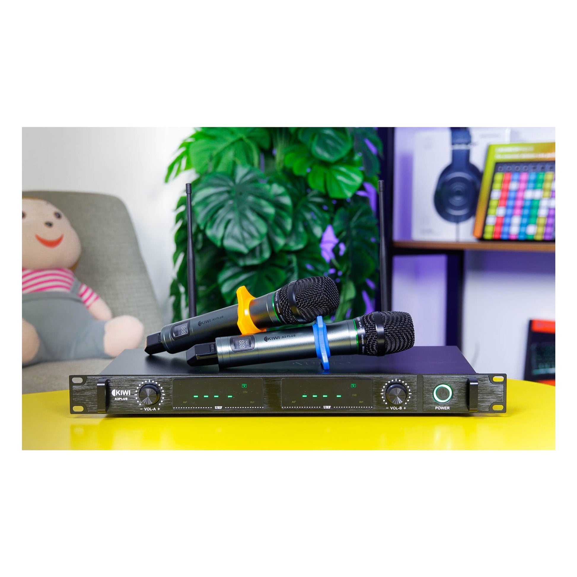 Micro Không Dây Kiwi A3 Plus-Việt Music